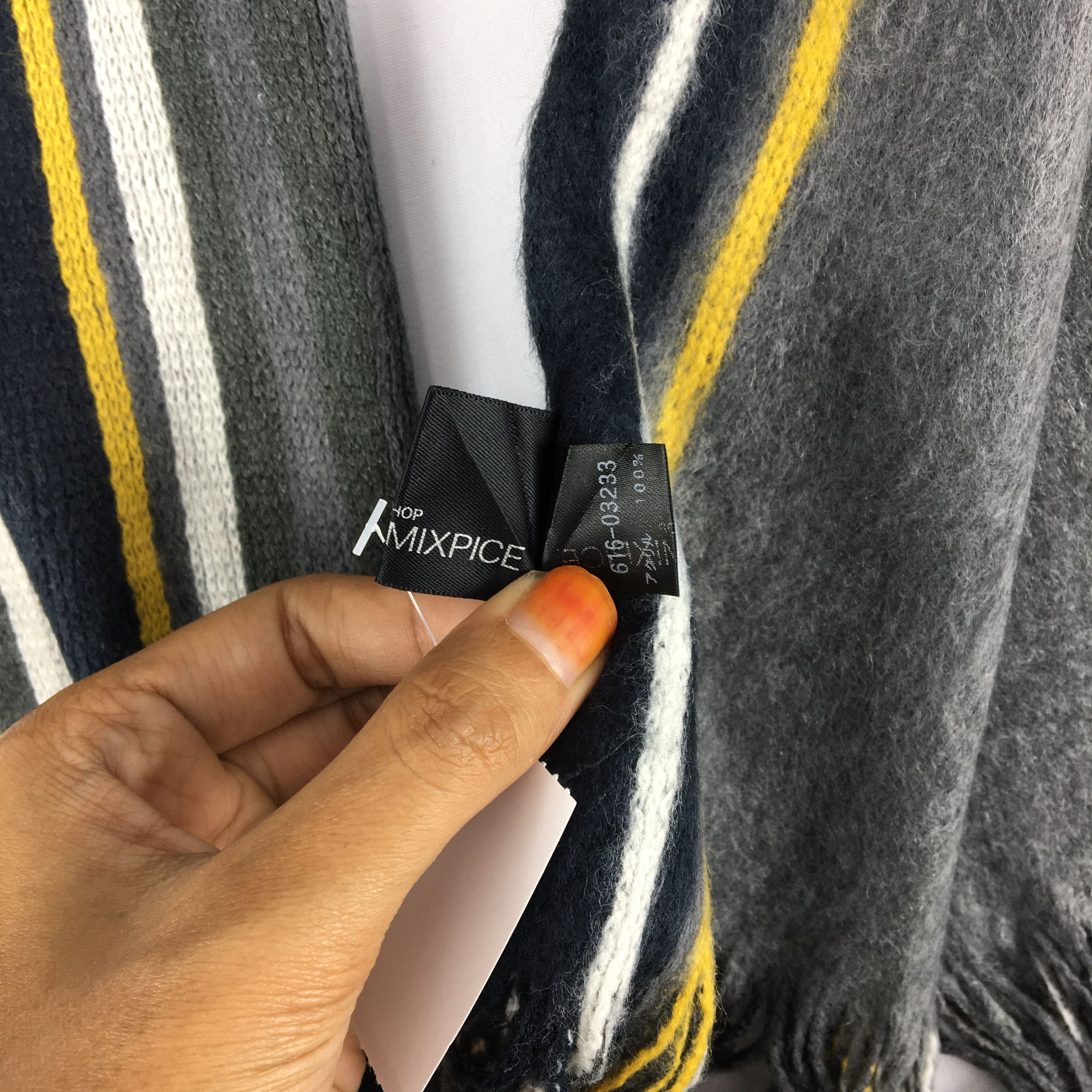 Japanese Brand Vintage Takeo Kikuchi Scarf Muffler Knitted Wool Scarves . Size ONE SIZE - 5 Thumbnail