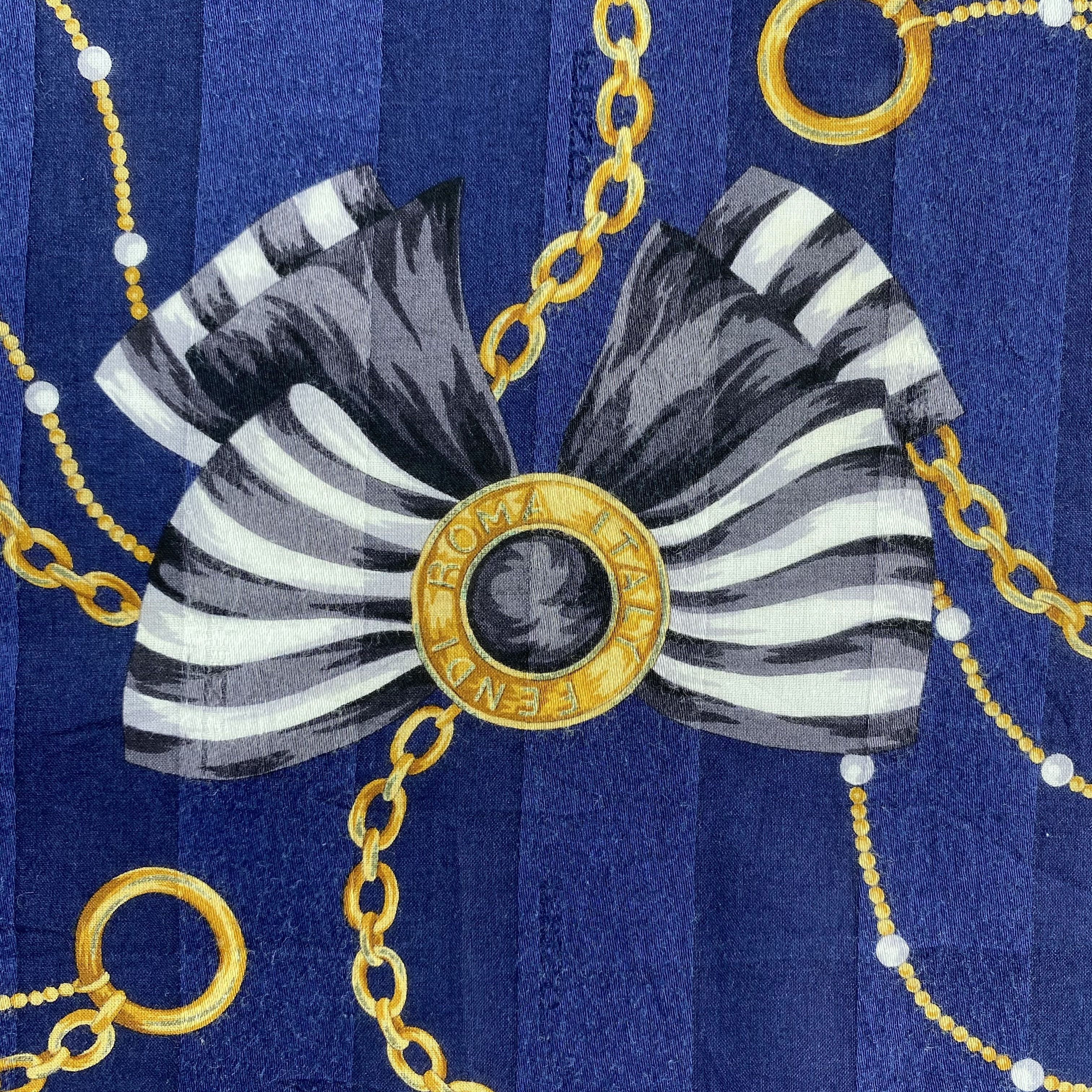Vintage Fendi Handkerchief / Neckerchief / Bandana-P1443 Size ONE SIZE - 4 Thumbnail