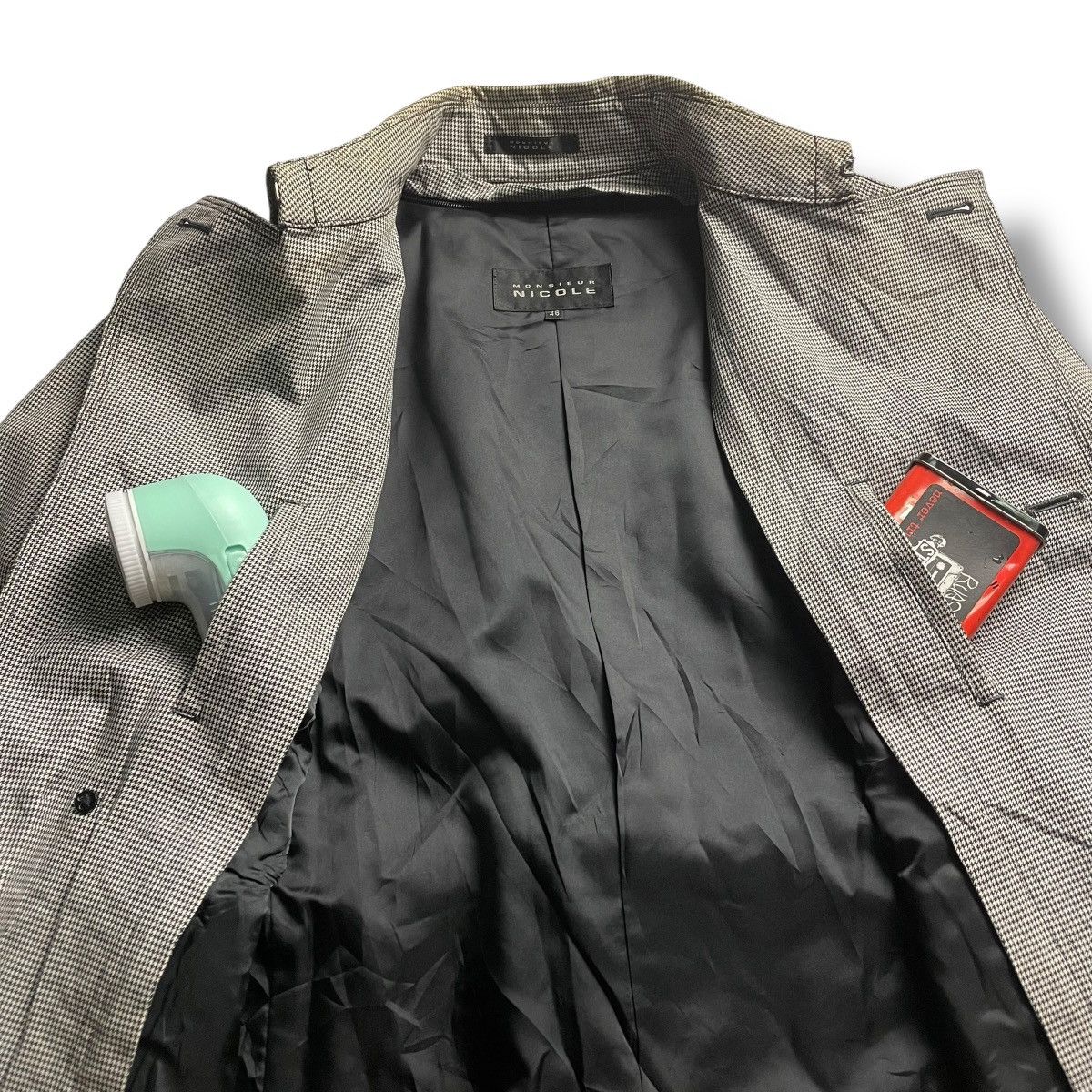 Japanese Brand × Nicole Club 🇯🇵 MONSIEUR NICOLE TRENCH COAT JACKET Size US M / EU 48-50 / 2 - 13 Thumbnail