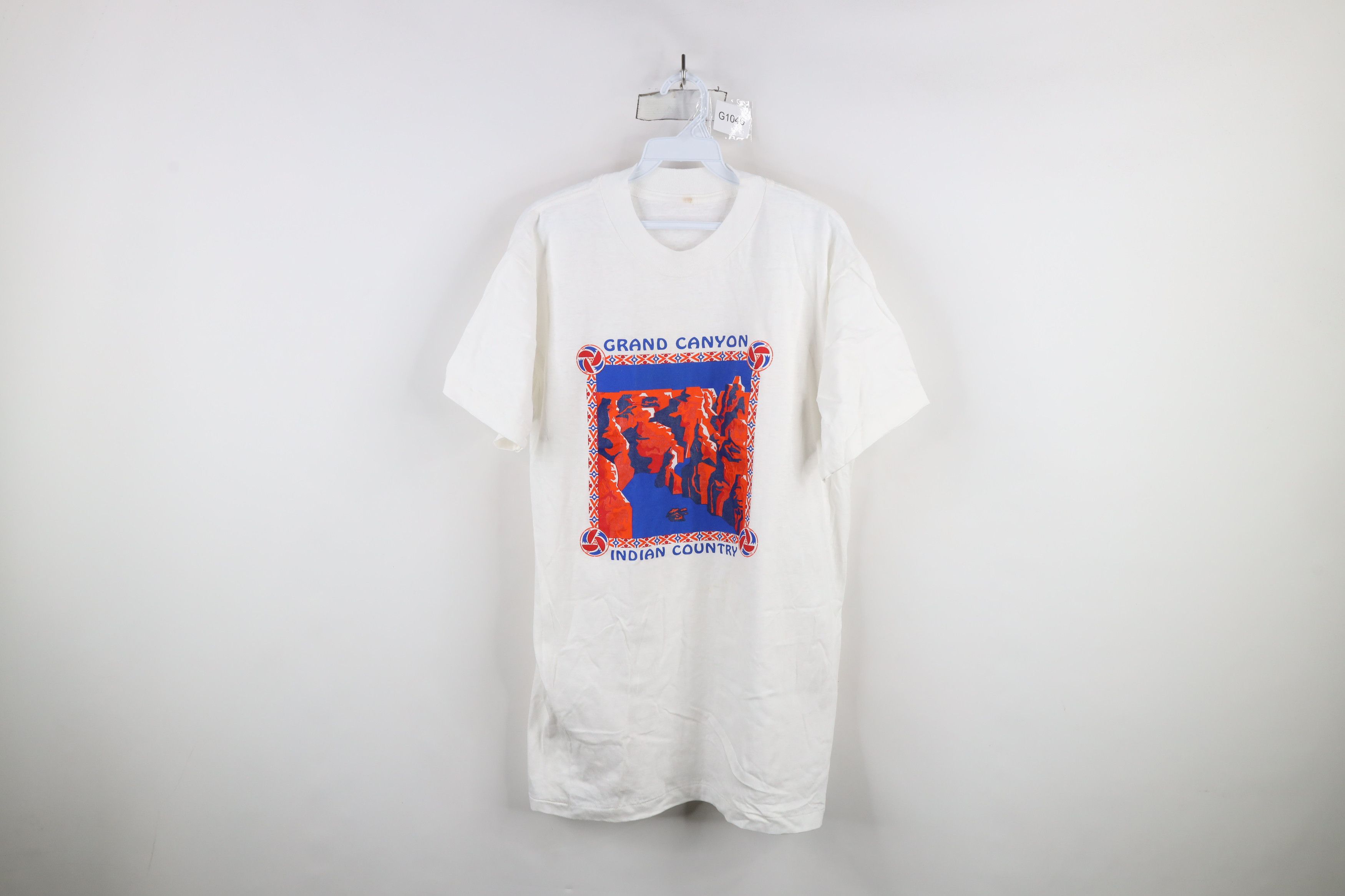 Vintage Vintage 90s Spell Out Grand Canyon Indian Country T-Shirt Size US L / EU 52-54 / 3 - 1 Thumbnail