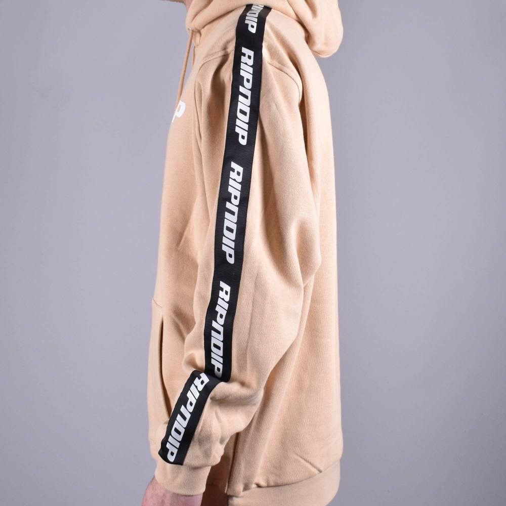 RIPNDIP Rip N Dip Taped Pullover Hoodie - Tan Size US M / EU 48-50 / 2 - 7 Thumbnail