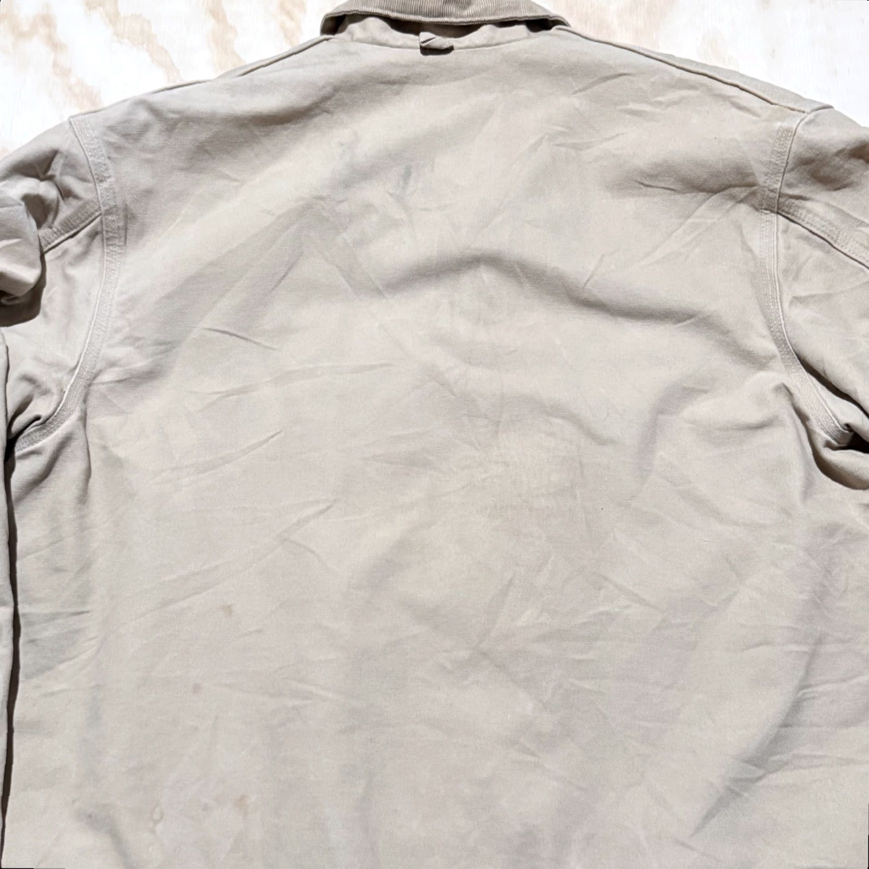Carhartt VINTAGE Carhartt Western Chore Coat Men's Wheat Canvas Blanket Lined Work Jacket 2XL Size US XXL / EU 58 / 5 - 5 Thumbnail