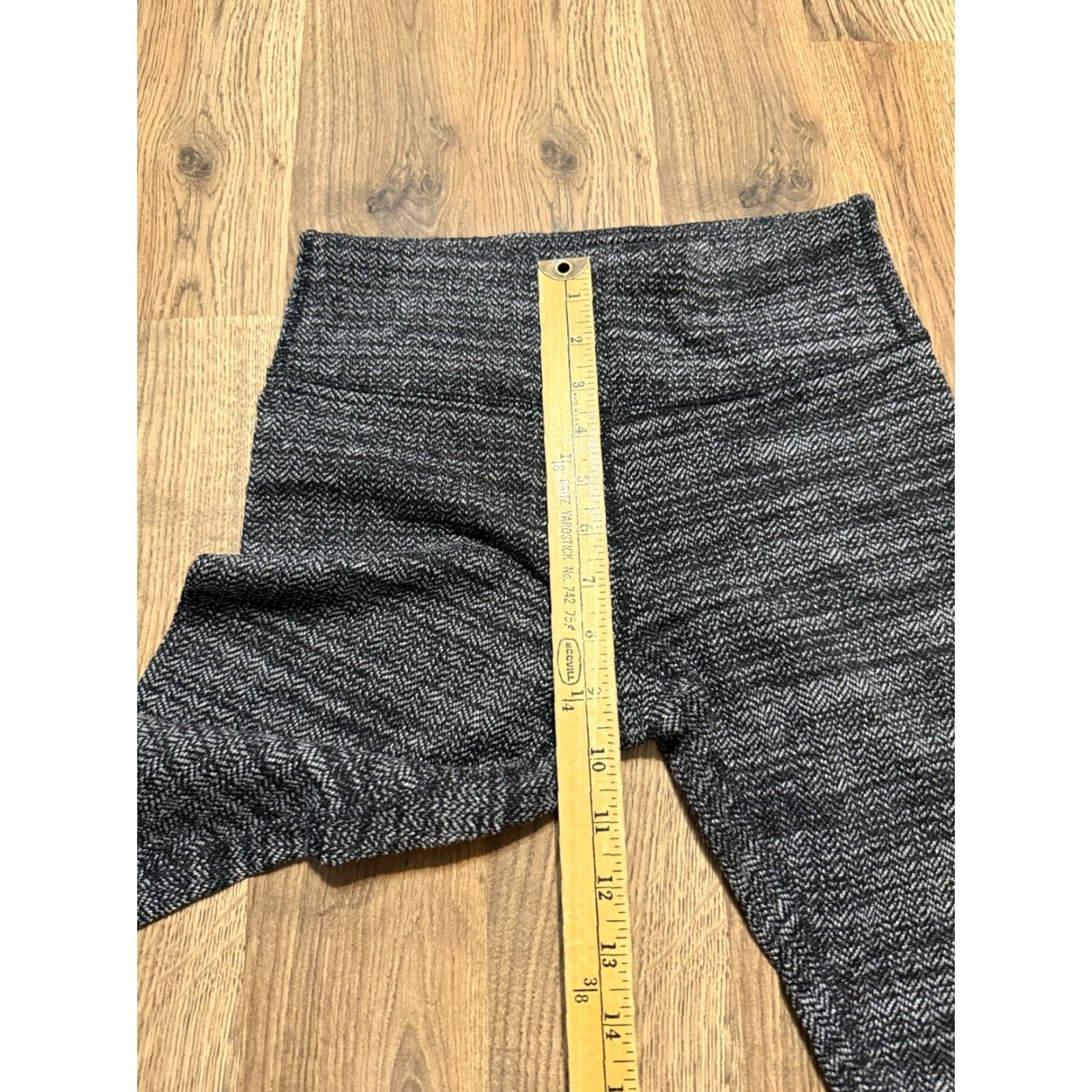 Kyodan Kyodan Leggings Women's Petite Small Grey White Pull On Leggings Mid Rise Size 28" / US 6 / IT 42 - 7 Thumbnail
