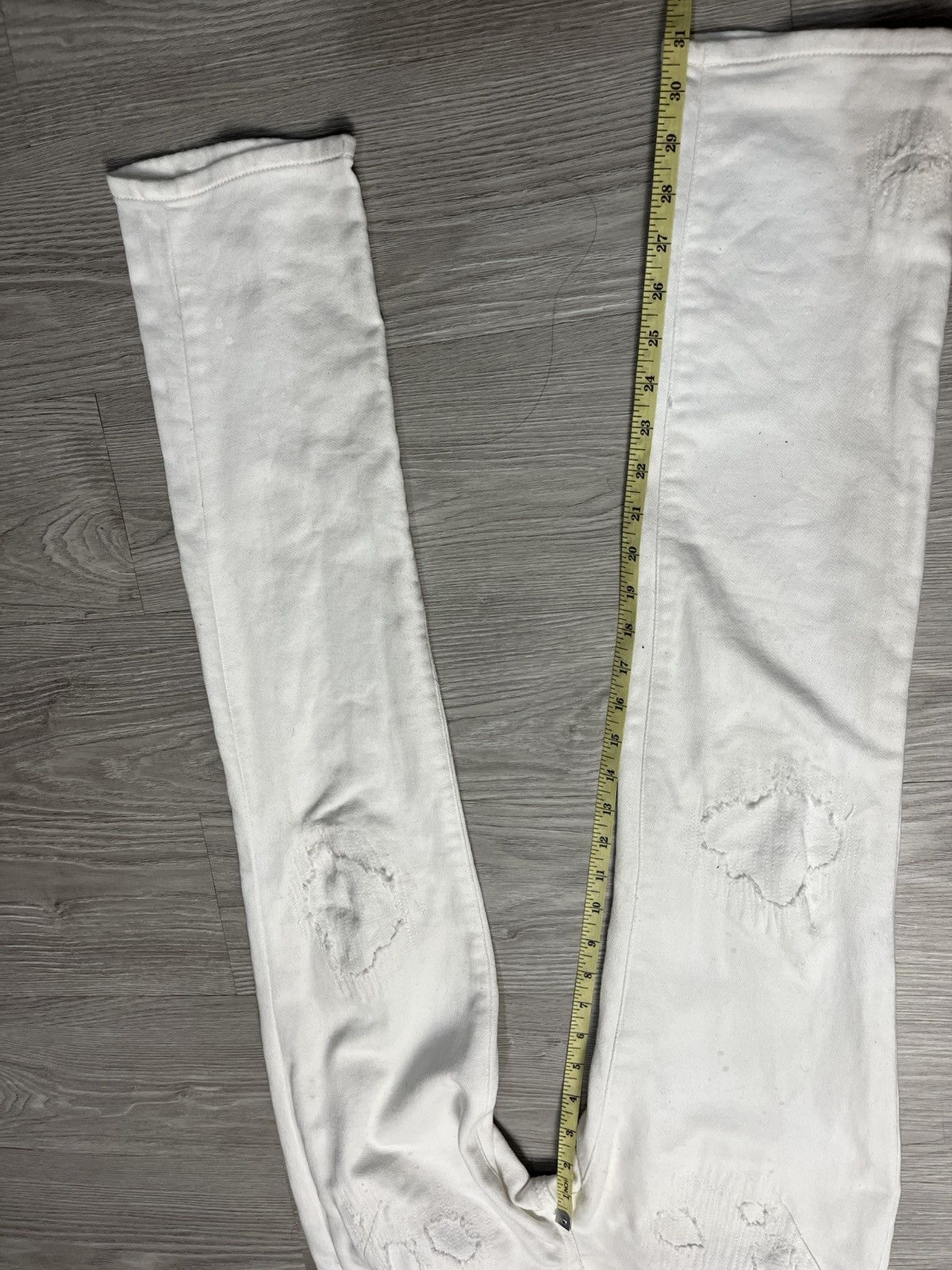 Number (N)ine Number Nine x 1PIU1UGUALE3 Distressed Pants Size US 32 / EU 48 - 15 Thumbnail