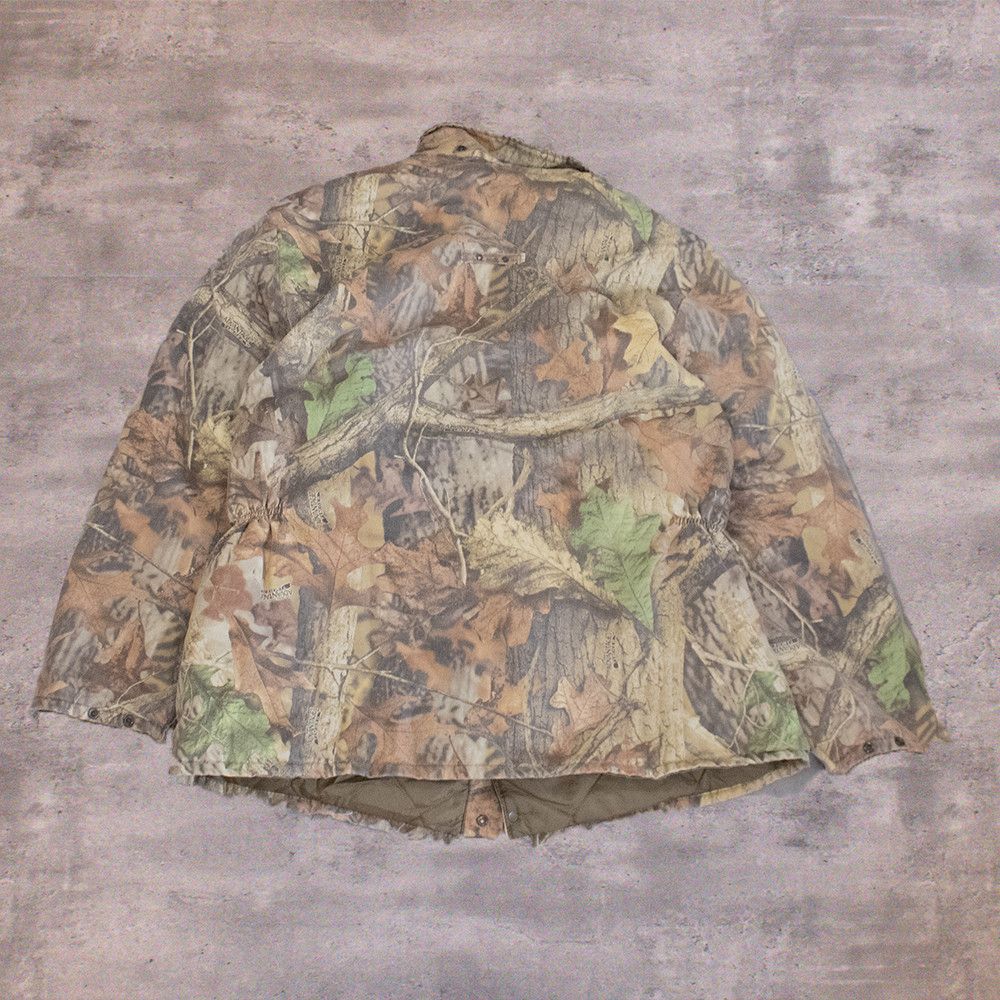 Realtree Vintage 1990’s Wall’s Real Tree Puffer Chore Coat Jacket Size US XXL / EU 58 / 5 - 2 Thumbnail
