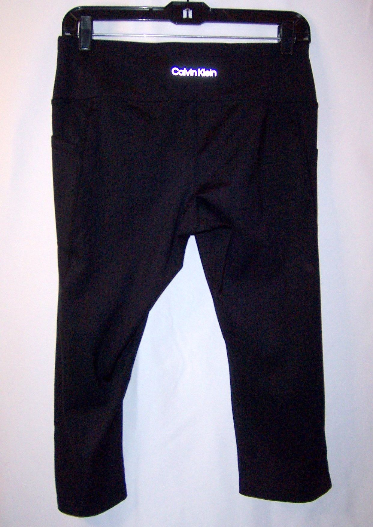 Calvin Klein Calvin Klein Women's Performance Bike Shorts - Black - Large Size 30" / US 8 / IT 44 - 5 Thumbnail