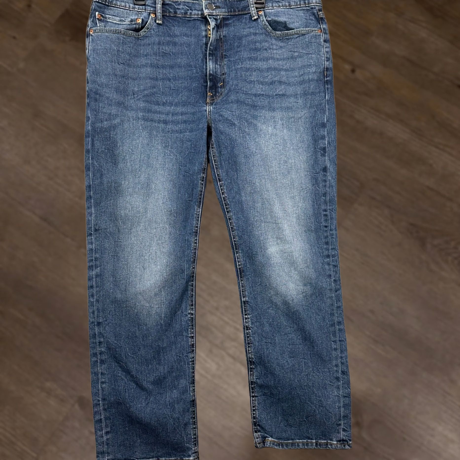 Levi's Levis 541 Jeans Athletic Fit Mens 40X30 Blue Whisking Straight Stretch Red Tab Jeans Size US 40 / EU 56 - 1 Thumbnail