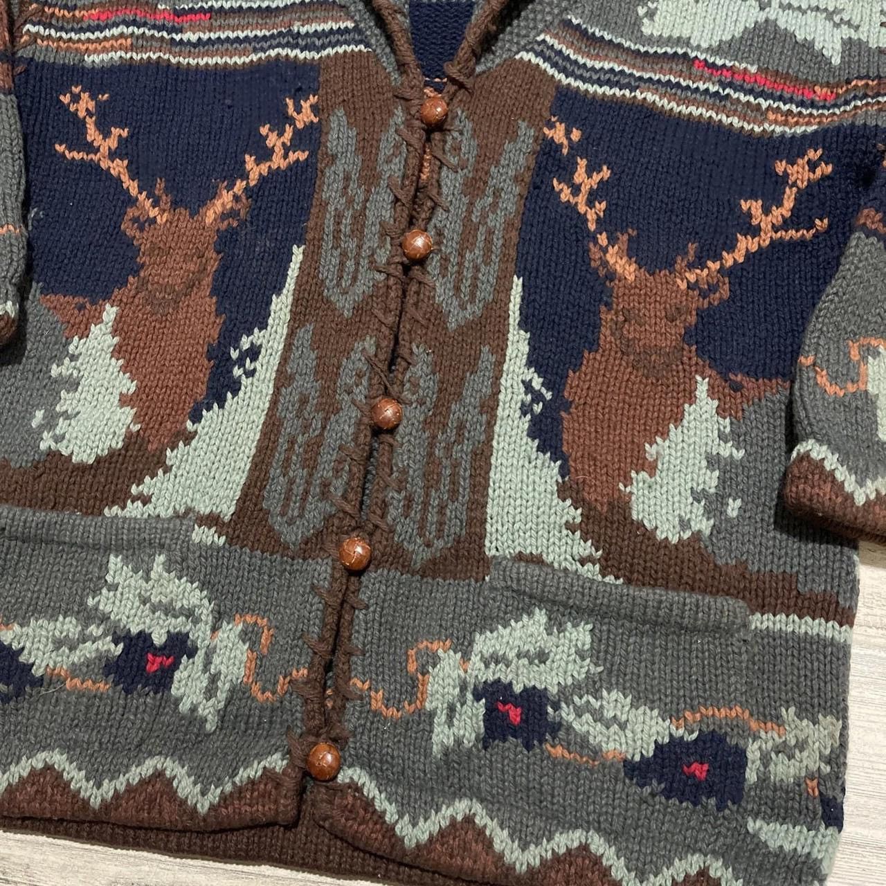 Eddie Bauer Vintage Eddie Bauer Wool Cowichan Cardigan Sweater Deer Dog Size US S / EU 44-46 / 1 - 4 Thumbnail