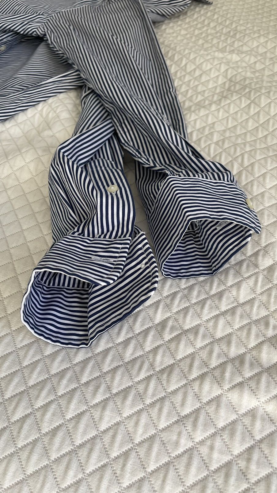 Polo Ralph Lauren M Custom Fit Button Down Striped Shirt QR