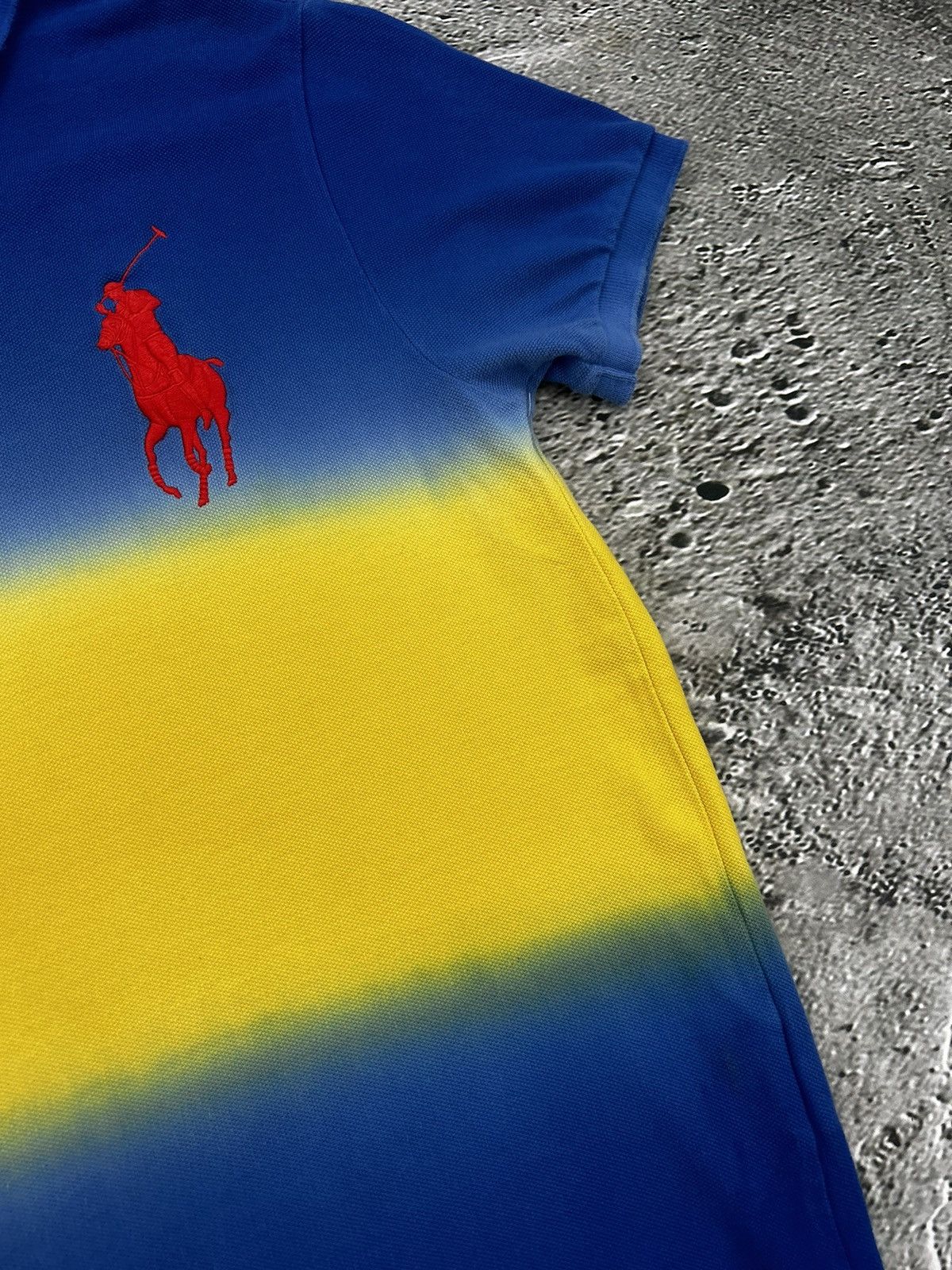 Polo Ralph Lauren Chief Keef Polo Ralph Lauren big pony gradient blue yellow Size US S / EU 44-46 / 1 - 5 Thumbnail