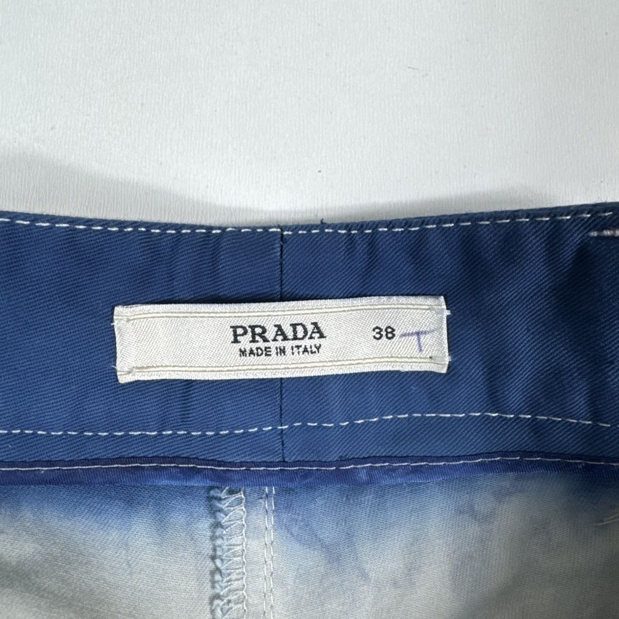 Prada vintage prada pants big logo rare Size 26" / US 2 / IT 38 - 4 Thumbnail