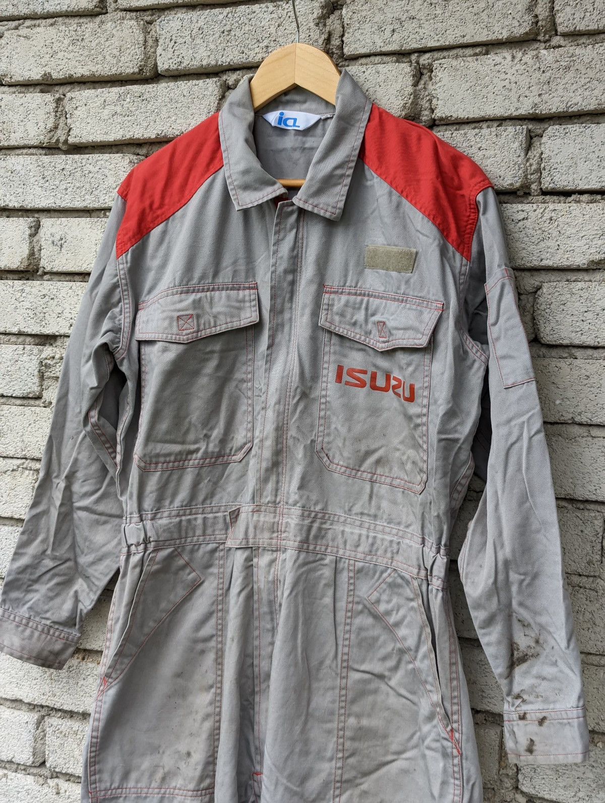 Japanese Brand Isuzu Overalls Workshop Size US 36 / EU 52 - 5 Thumbnail