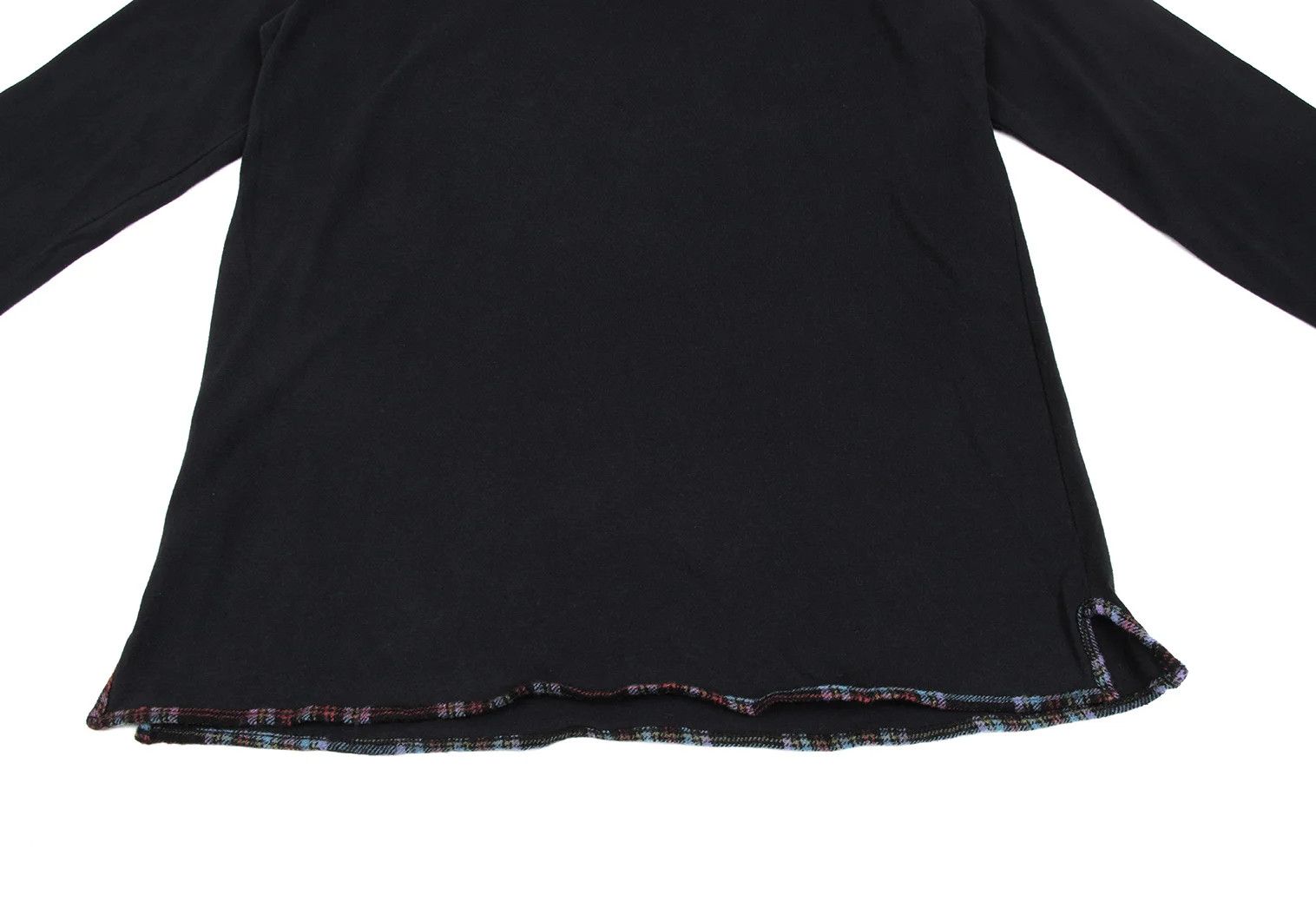 Yohji Yamamoto Yohji Yamamoto Cotton Check Trim T-Shirt Size US M / EU 48-50 / 2 - 5 Thumbnail