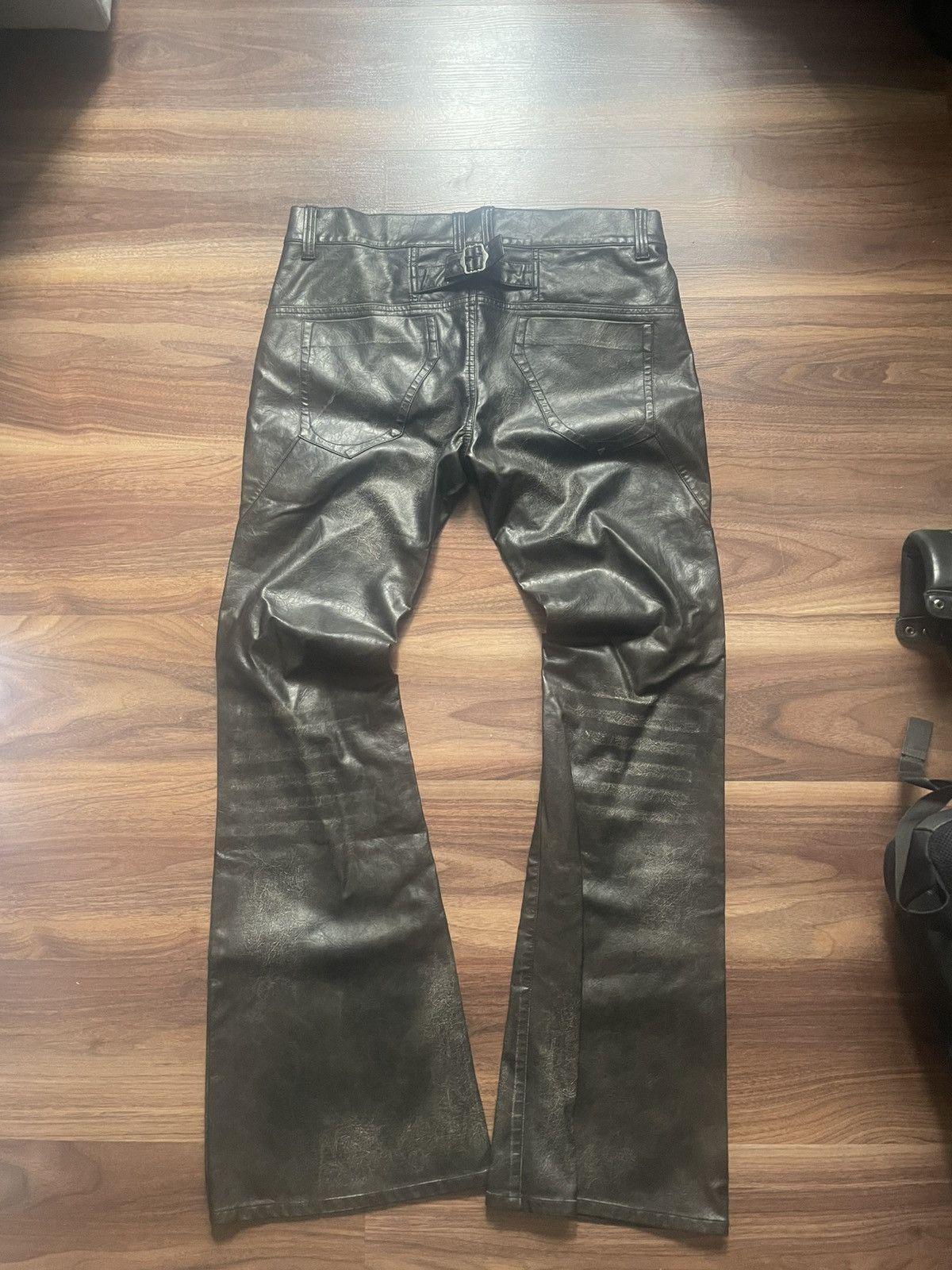 Jaded London Jaded London Faux Leather Bootcut jeans Size US 32 / EU 48 - 1 Thumbnail