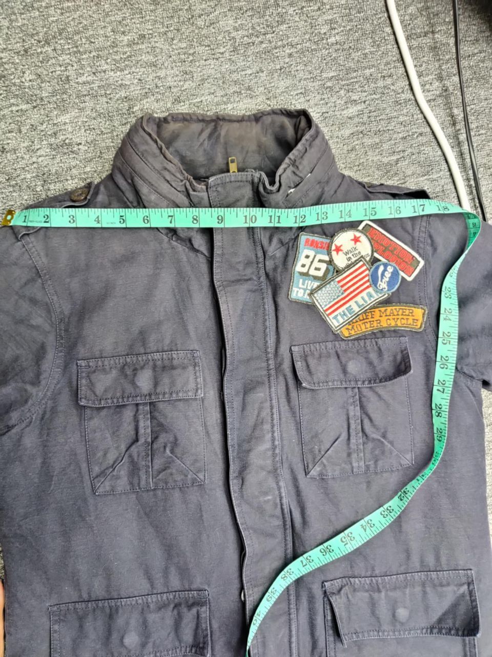 Vintage Vintage Kriff Mayer M65 Field Patch Borderless Music Jacket Size US M / EU 48-50 / 2 - 20 Thumbnail