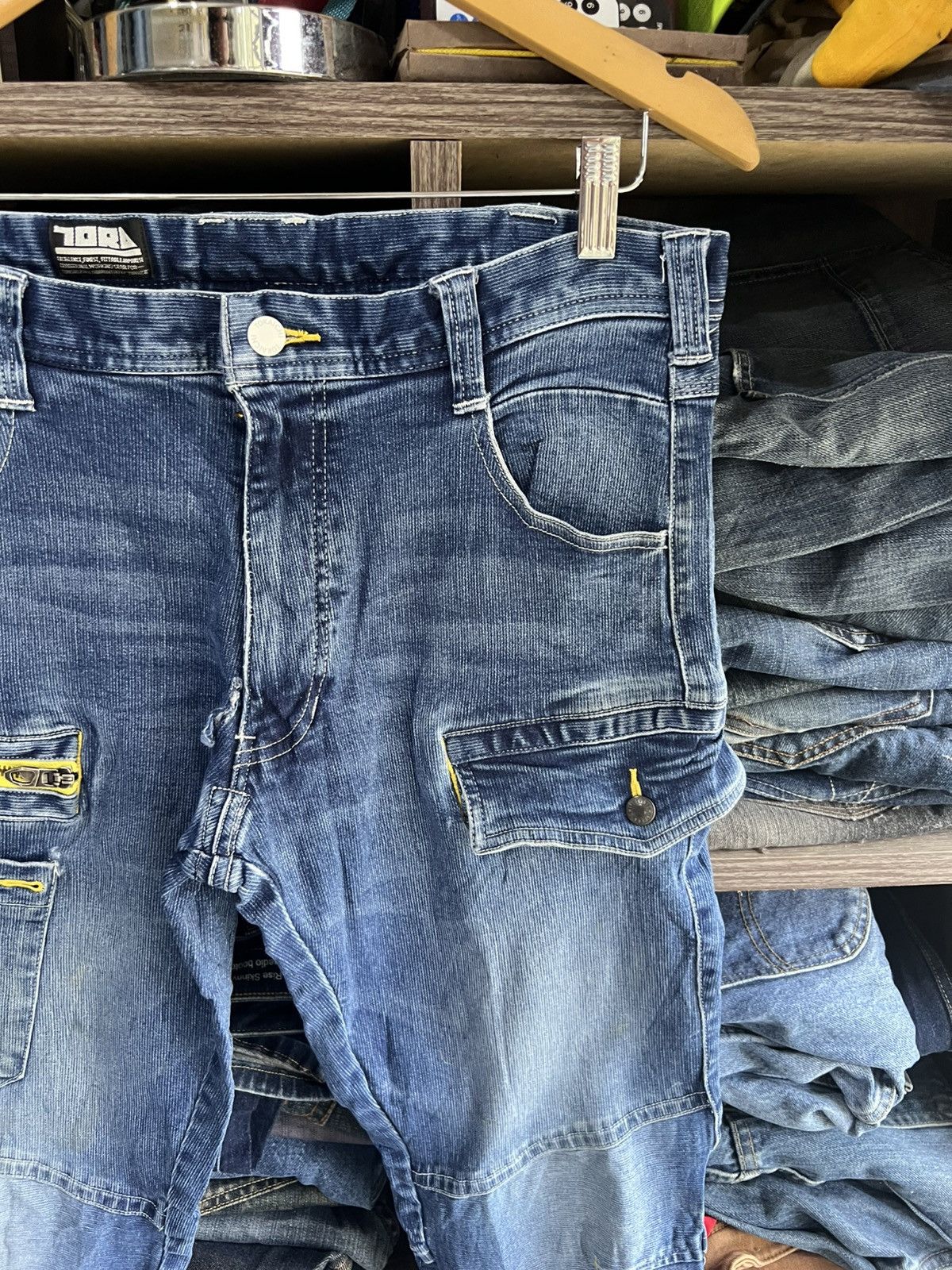 Other 🔥Toraichi Skinny Cargo Distressed Denim Size US 34 / EU 50 - 8 Thumbnail