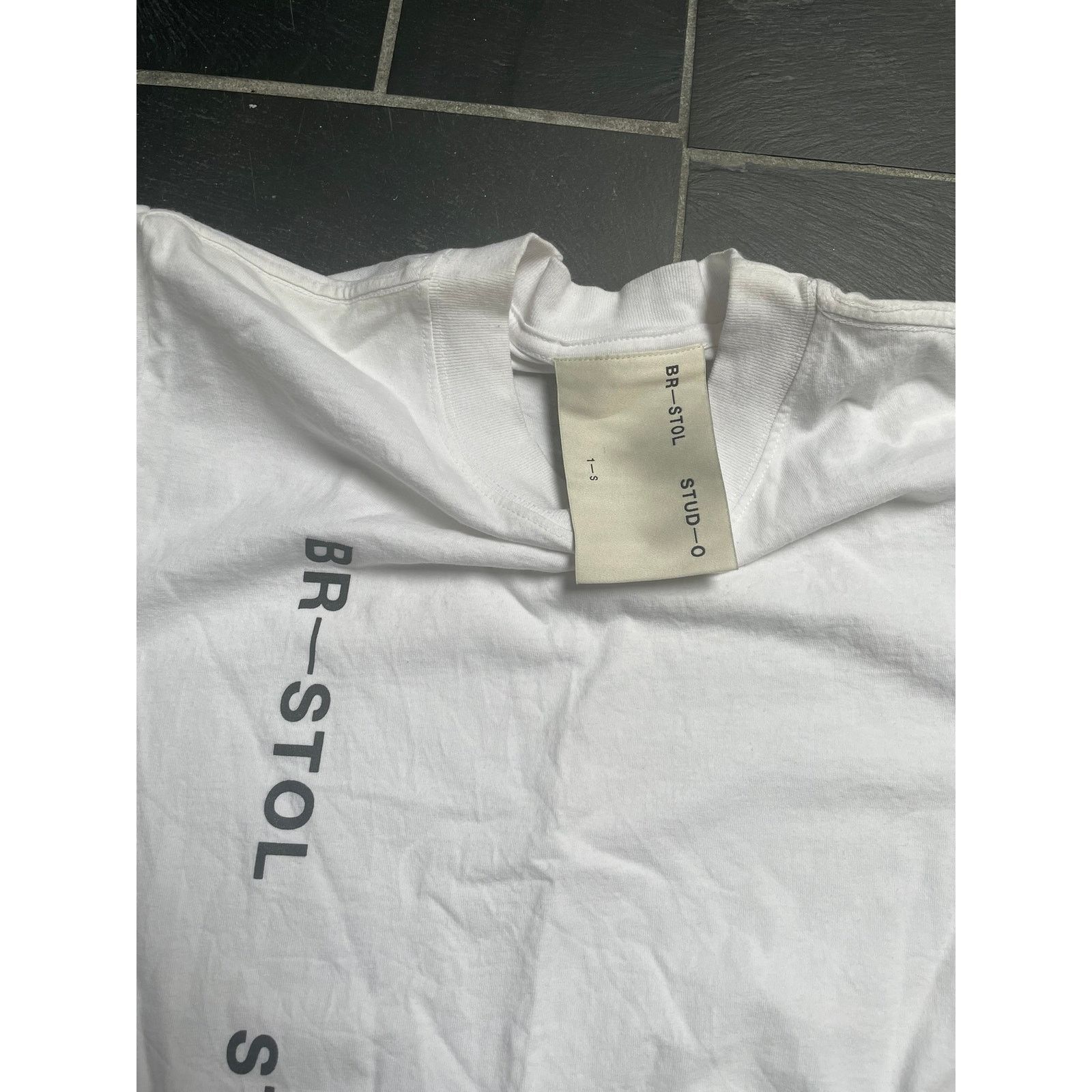 Other BRISTOL Oversized Heavy Weight Basic White Tee Size US S / EU 44-46 / 1 - 2 Thumbnail