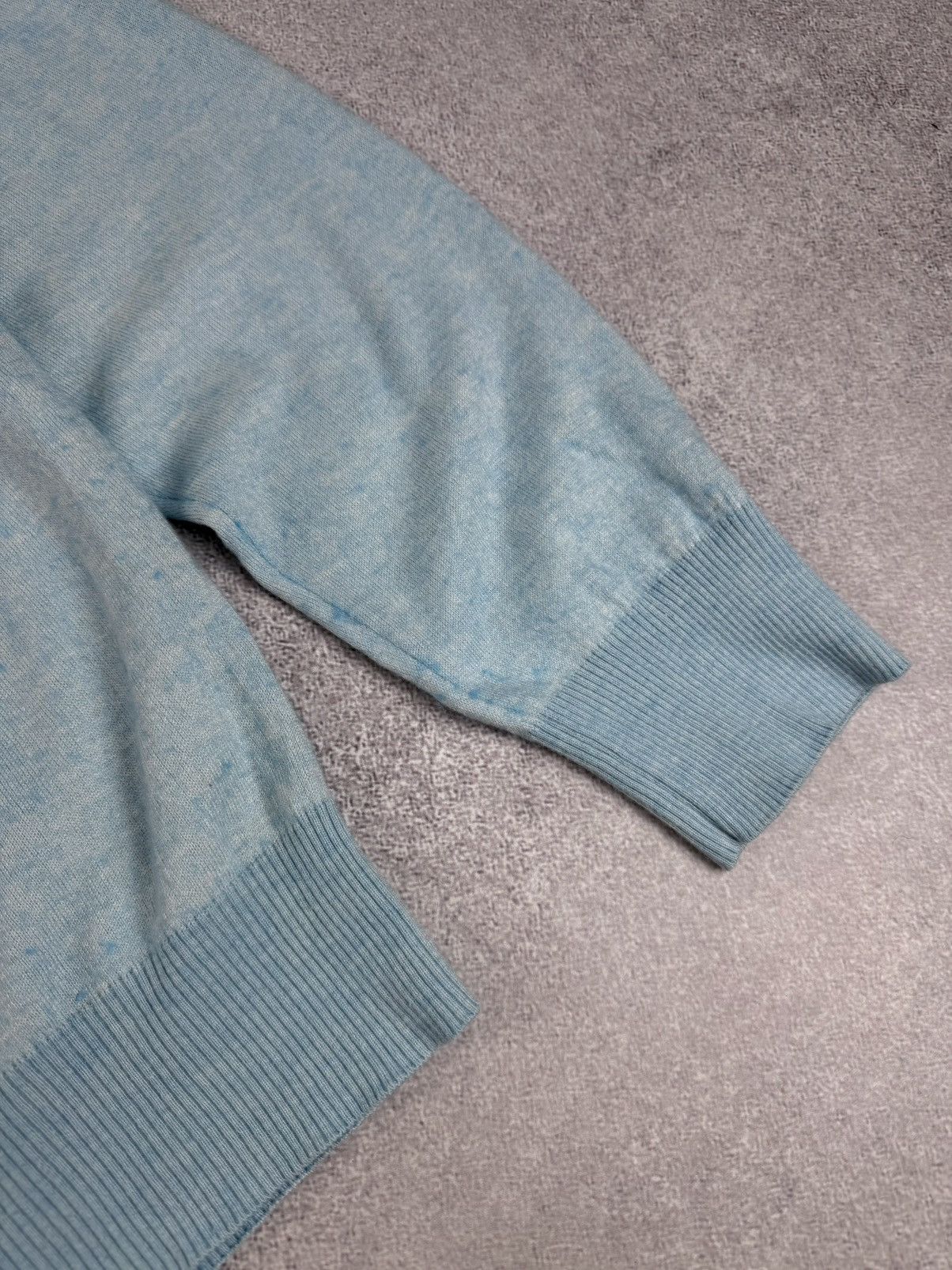 Gran Sasso Gran Sasso V-Neck Cashmere/Cotton Knit Sweater Men’s Size 54 Size US L / EU 52-54 / 3 - 9 Thumbnail
