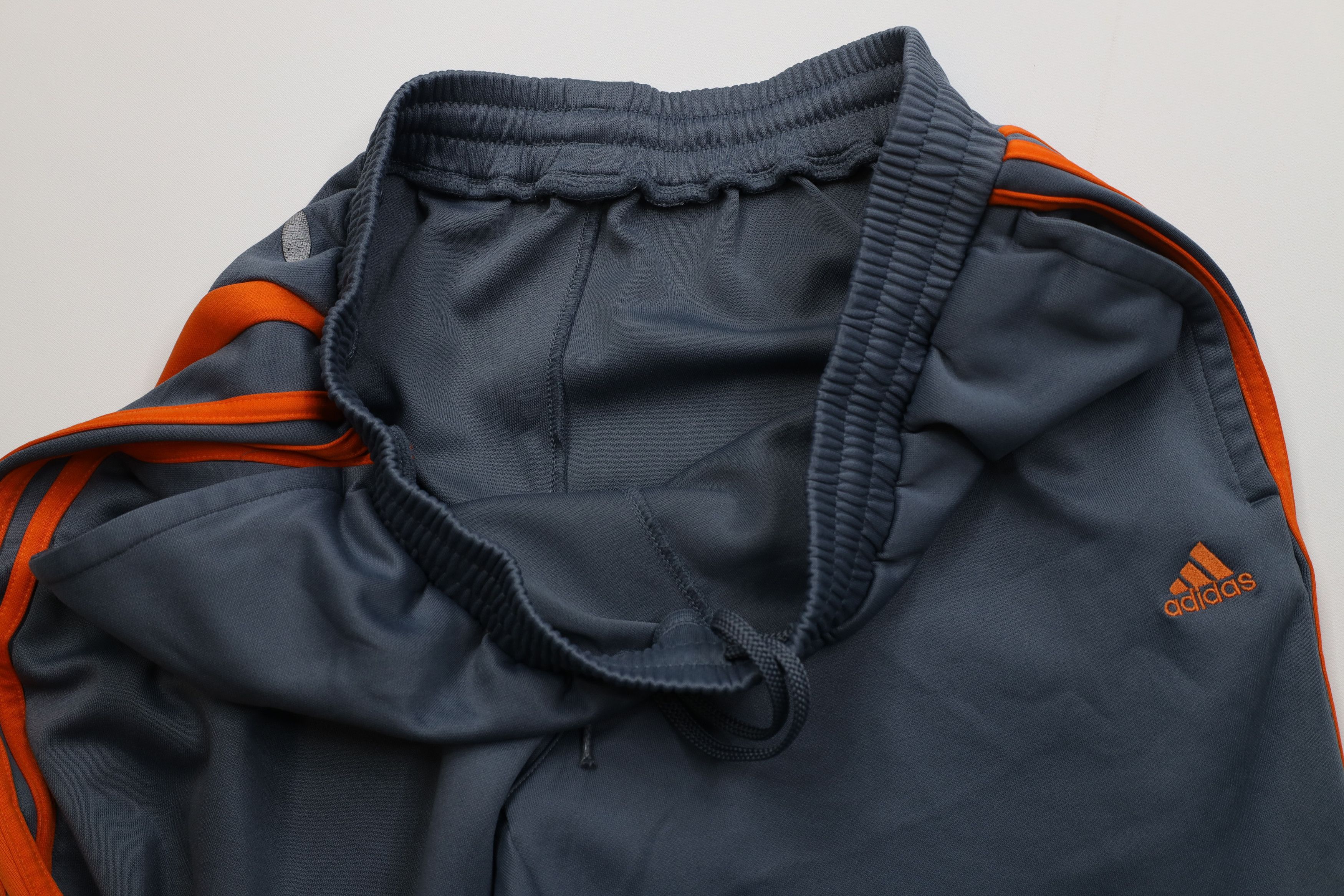Adidas Vintage Adidas Striped Wide Leg Sweatpants Pants Gray Orange Size US 36 / EU 52 - 10 Thumbnail