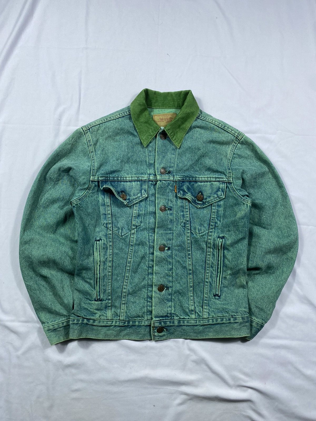 Levi's Vintage Levi's Denim Jacket Corduroy collar Size US M / EU 48-50 / 2 - 1 Thumbnail