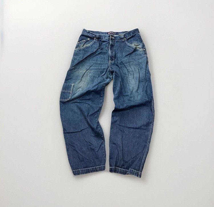Karl Kani × Vintage Vintage Karl Kani Jeans Baggy Carpenter 90s Streetwear Tupac Size US 38 / EU 54 - 1 Thumbnail