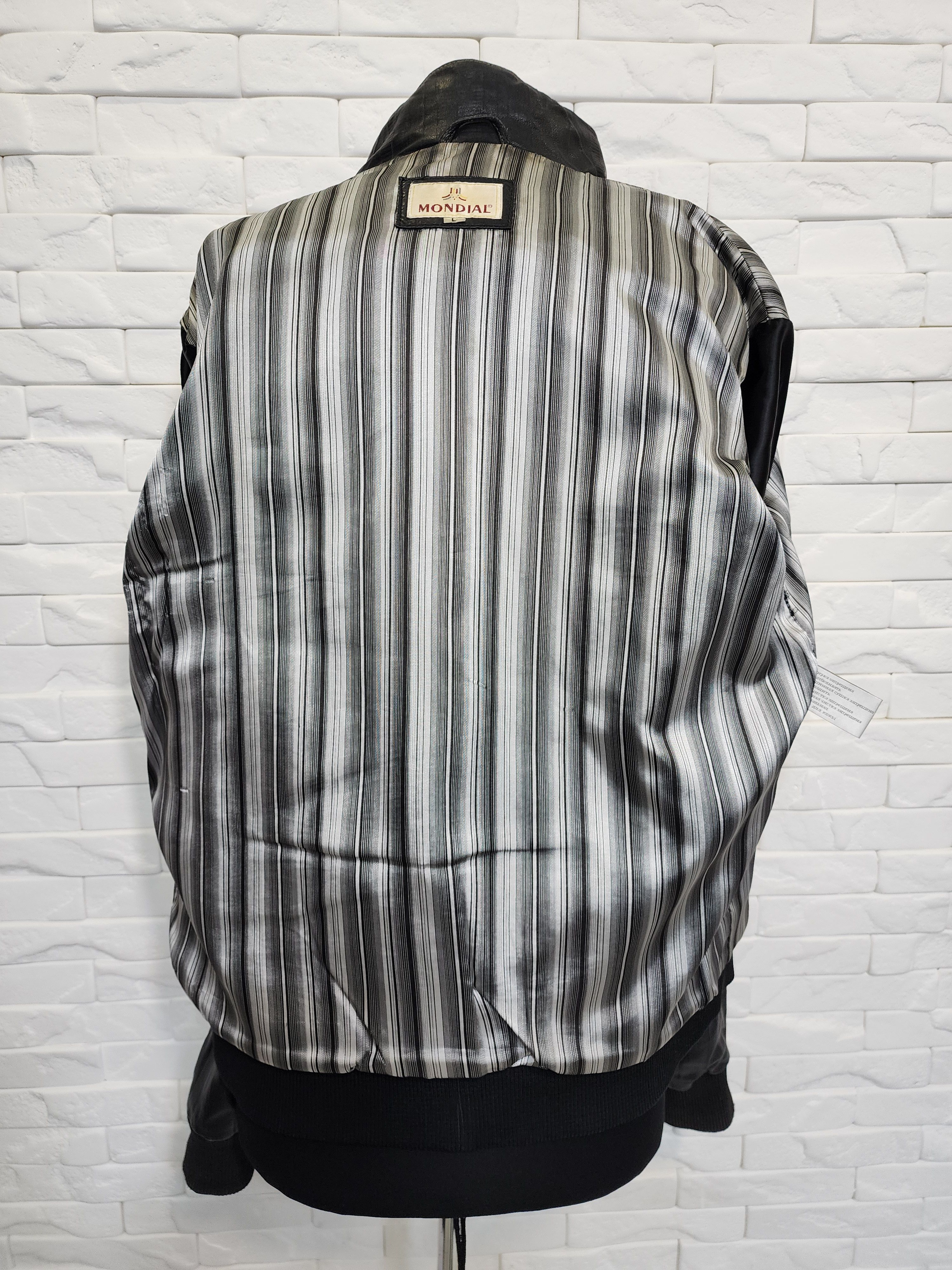 Genuine Leather Black Genuine Leather Jacket: Men's Zippered Sport Style Size US L / EU 52-54 / 3 - 7 Thumbnail