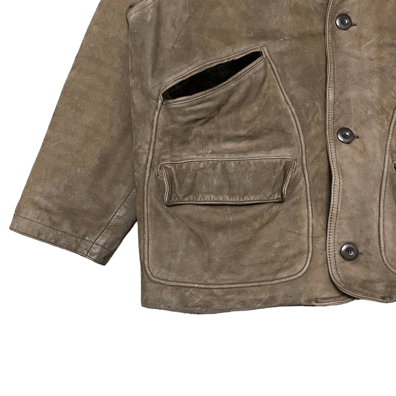 Chevignon Vintage Chevignon Genuine Leather Jacket Size US L / EU 52-54 / 3 - 3 Thumbnail