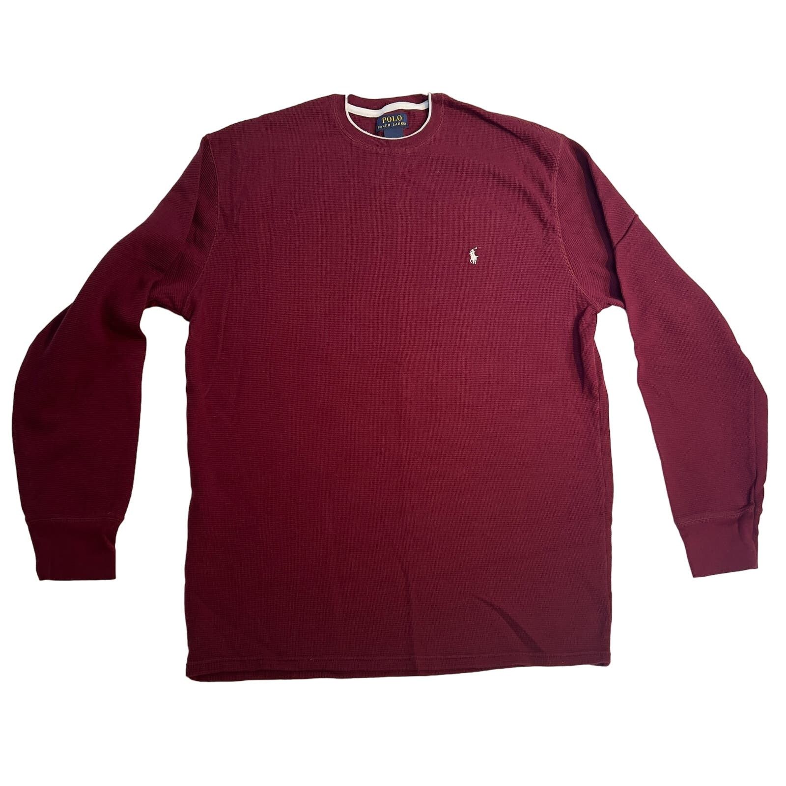 Polo Ralph Lauren Polo Ralph Lauren Long Sleeve Shirt Men 2XL Waffle Pony Logo Size US XXL / EU 58 / 5 - 1 Thumbnail