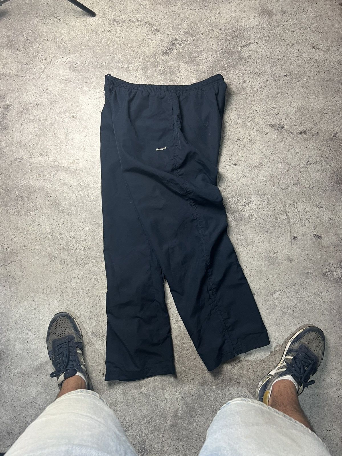 Reebok Vintage 90s Reebok Nylon Pants Drill Y2K Style Size XXL Rare Size US 36 / EU 52 - 1 Thumbnail