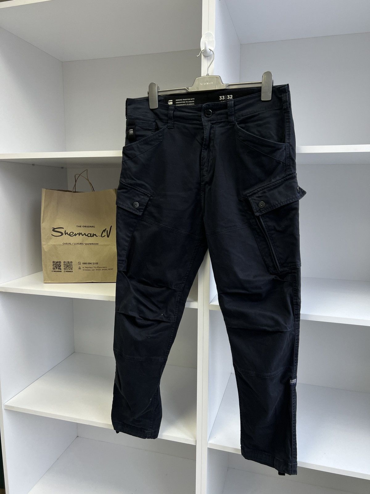 G-Star × Vintage Vintage G-Star Raw multi pocket pants Size US 33 - 2 Thumbnail