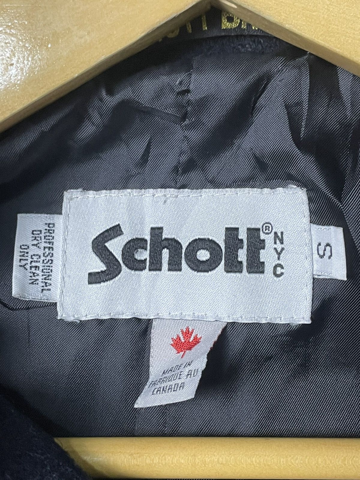 Japanese Brand × Schott × Vintage Vintage SCHOTT Double Breasted Wool Coat (99) Size US XXS / EU 40 - 6 Thumbnail