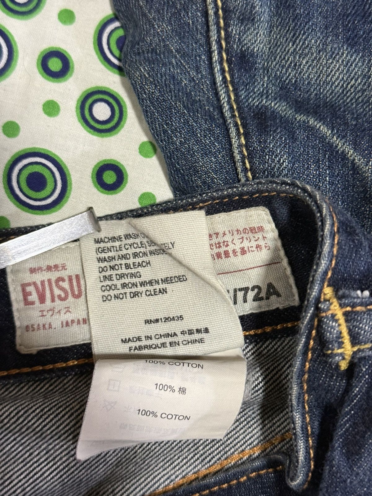 Evisu Evisu demon embroidered daicock Size US 28 / EU 44 - 18 Thumbnail