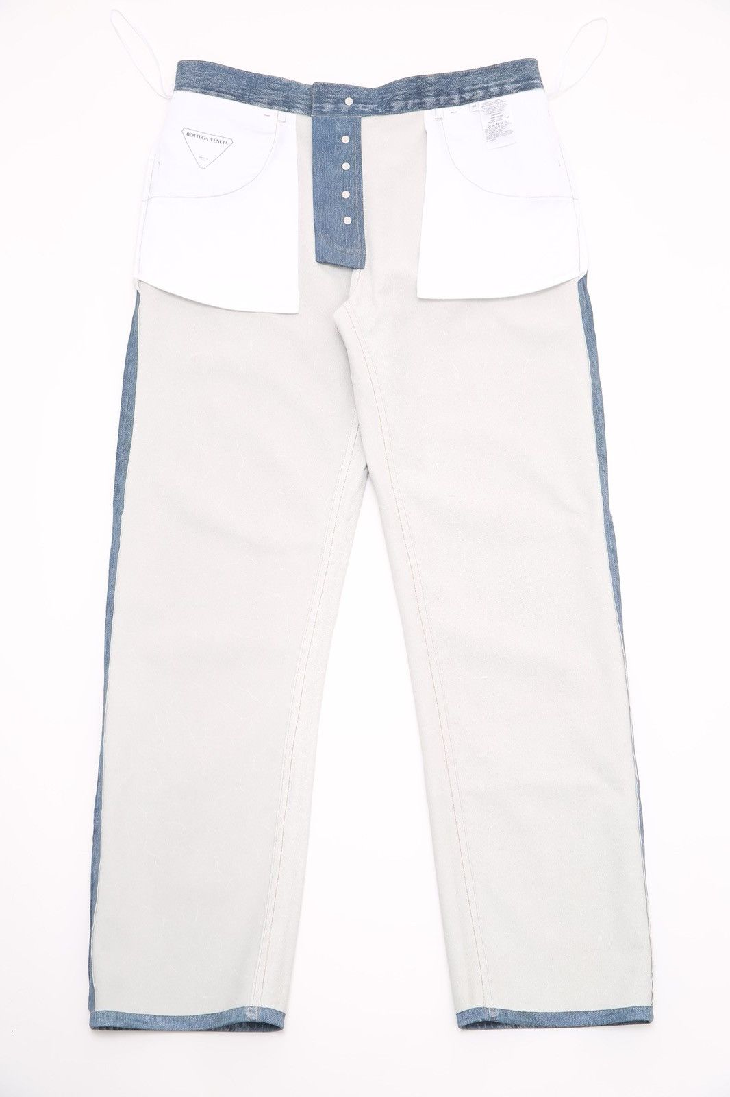 Bottega Veneta Bottega Veneta Denim-Coated Leather Pants Size US 34 / EU 50 - 9 Thumbnail