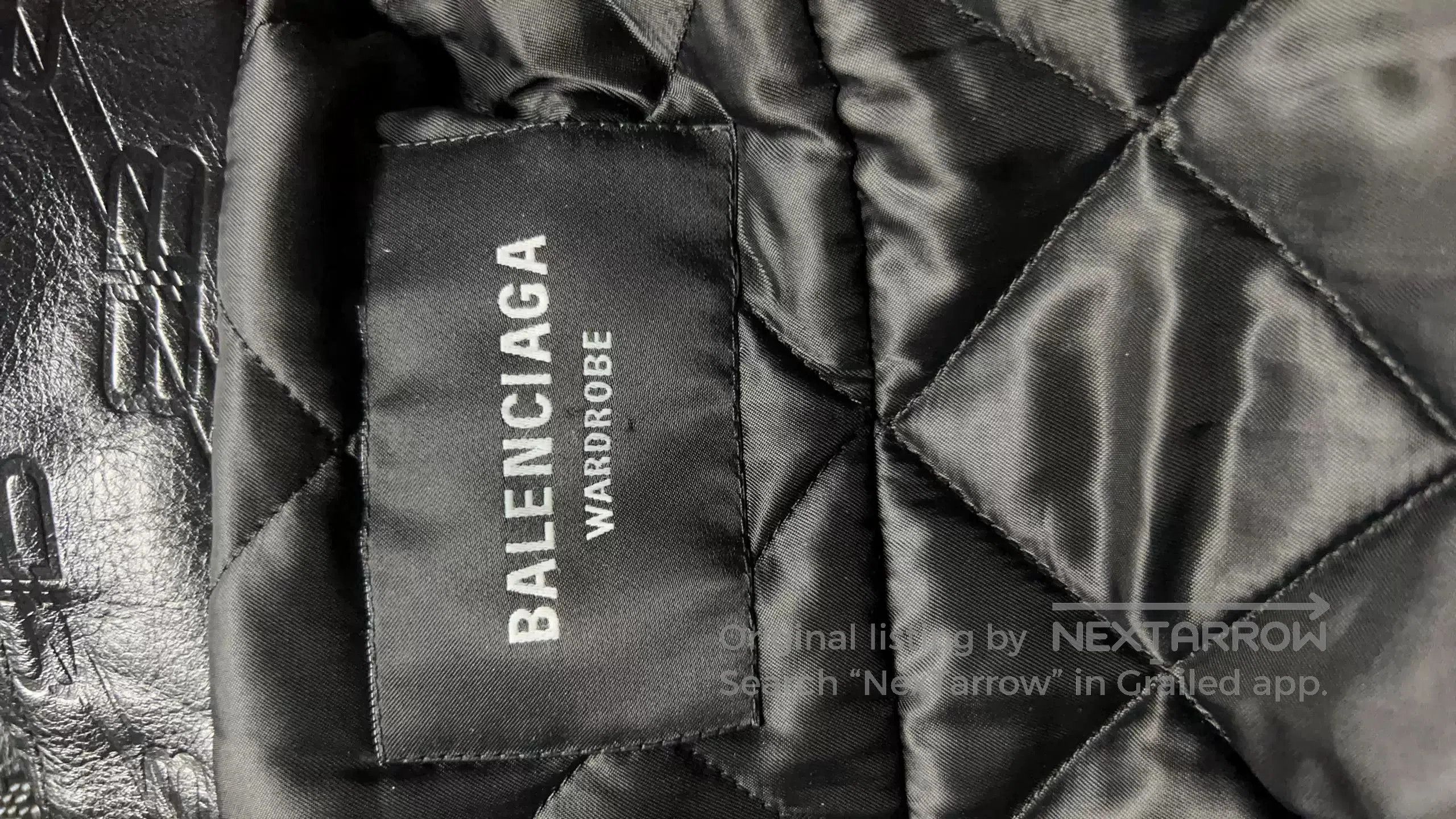 Balenciaga Balenciaga Black Logo Leather Jacket. Size US S / EU 44-46 / 1 - 9 Thumbnail
