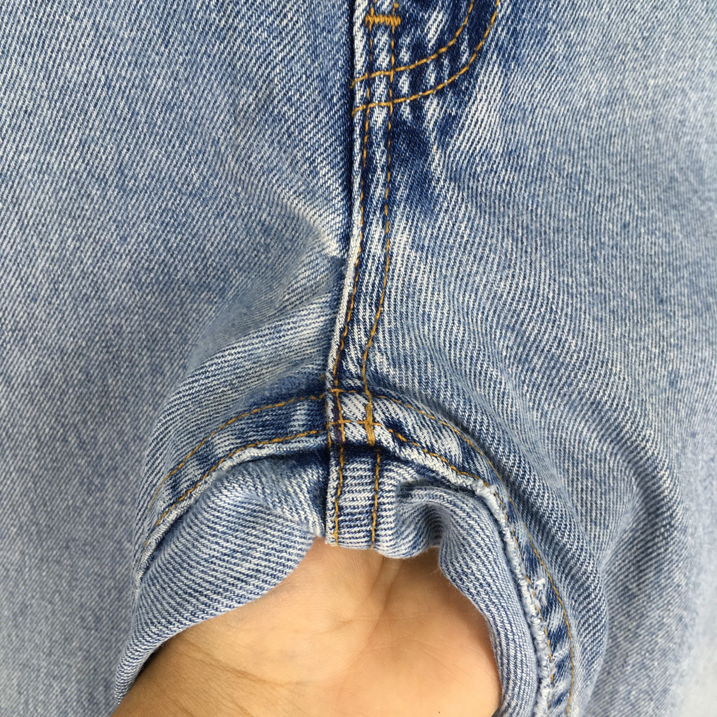 Levi's Size 31x28 Vintage 90s Levi's 505 Faded Blue Jeans S749 Size US 31 - 7 Thumbnail