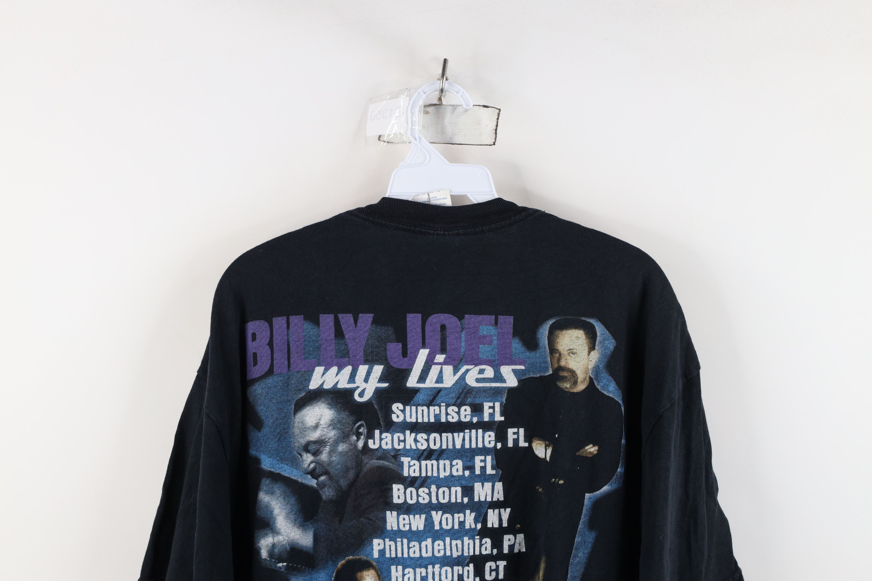 Vintage Vintage Y2K 2006 My Lives Tour Billy Joel Band T-Shirt Black Size US XL / EU 56 / 4 - 12 Thumbnail