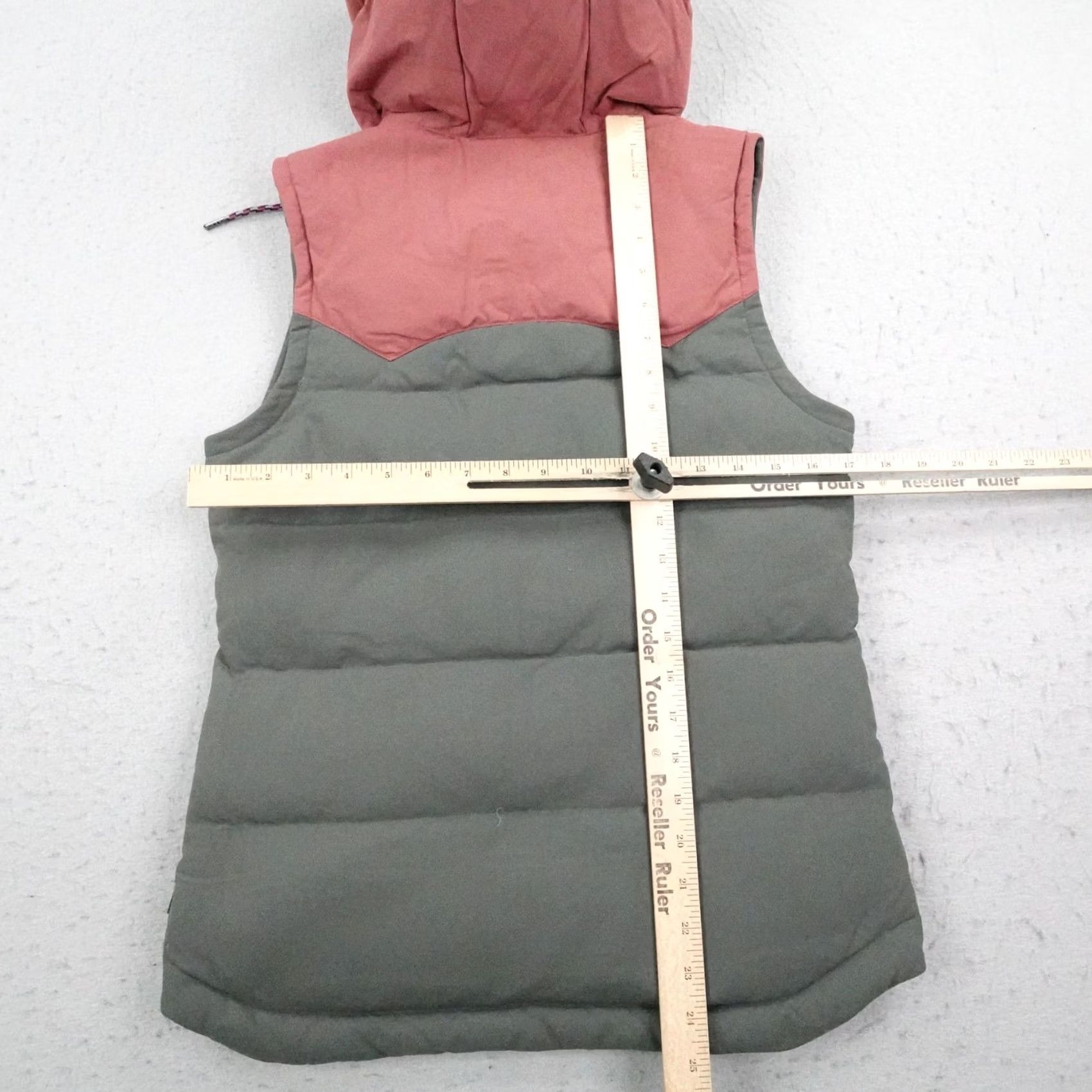 Patagonia Patagonia Vest Womens XS Forge Gray Pink Bivy Puffer Down Quilted Insulated Hood Size XS / US 0-2 / IT 36-38 - 6 Thumbnail
