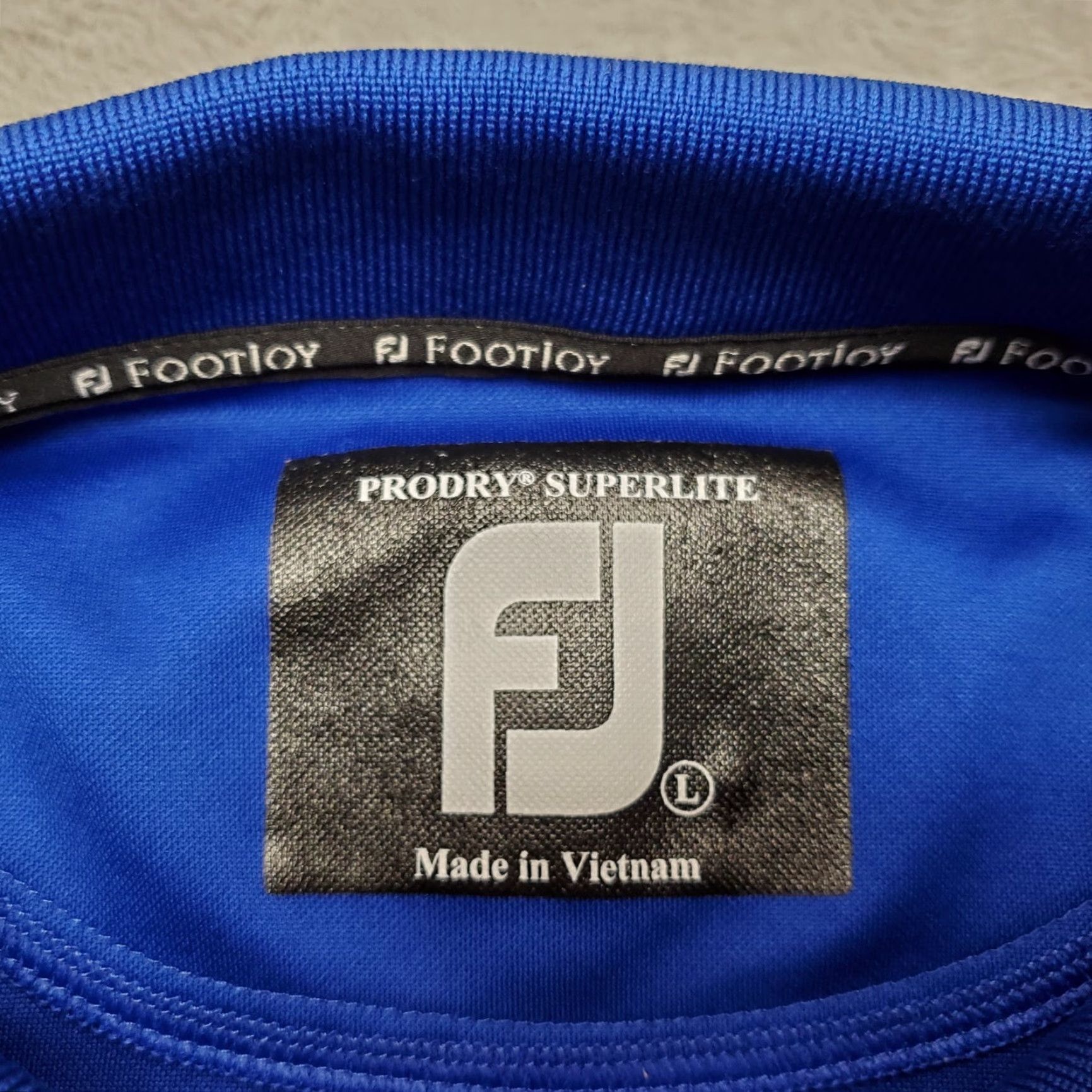 Footjoy Footjoy Polo Shirt Mens L Blue Polyester Prodry Superlite Performance Golf Size US L / EU 52-54 / 3 - 5 Thumbnail