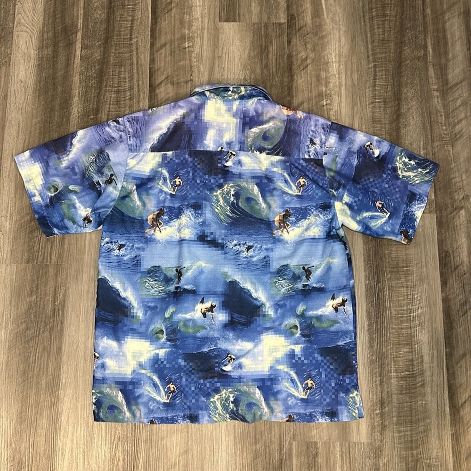 Sideout Sideout Hawaiian Surfing Short Sleeve Button Down - Large Size US L / EU 52-54 / 3 - 3 Thumbnail