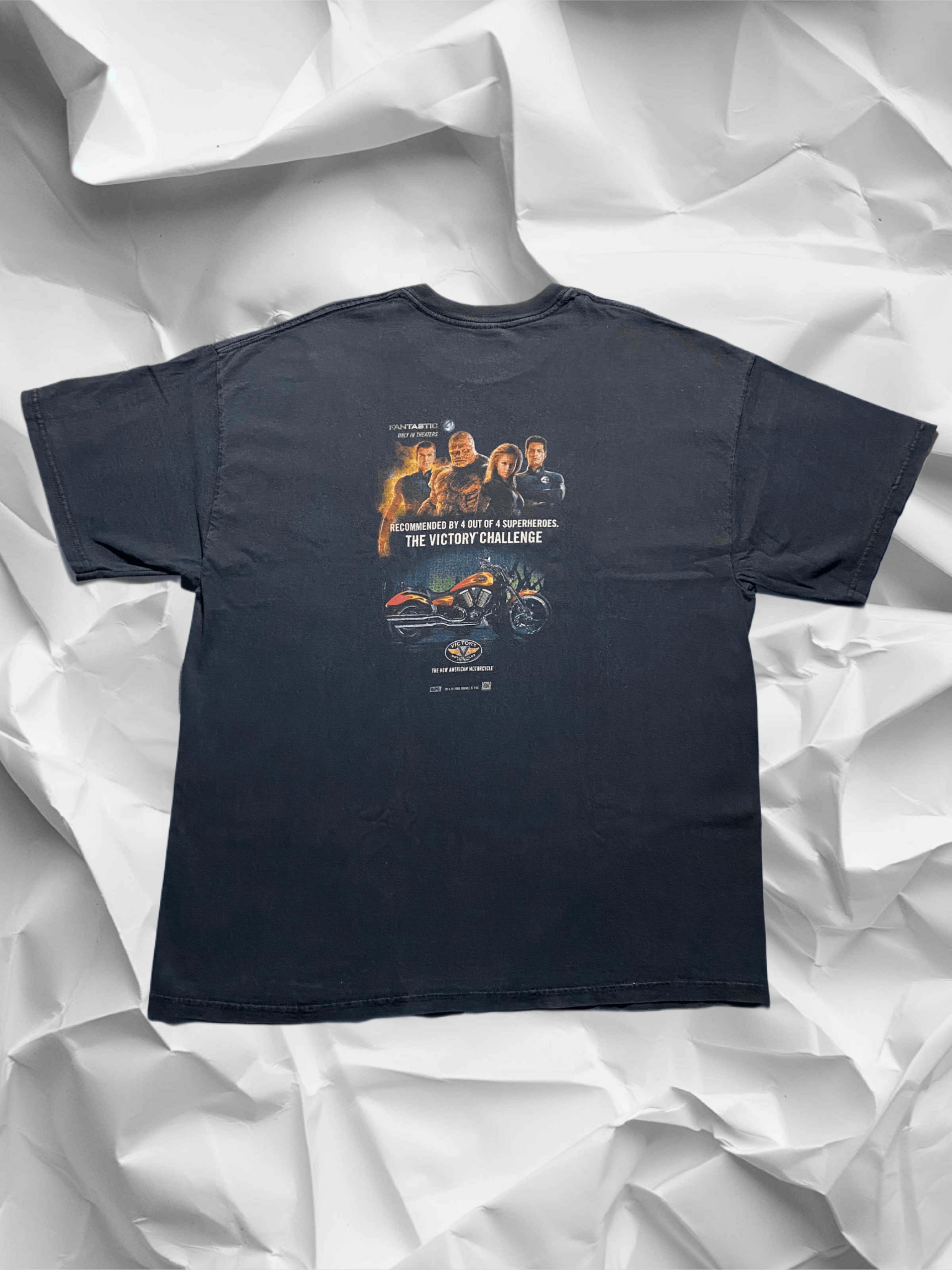 Marvel Comics Victory Motorcycle x Fantastic Four Marvel Promo Tee 2005 Size US XL / EU 56 / 4 - 1 Thumbnail
