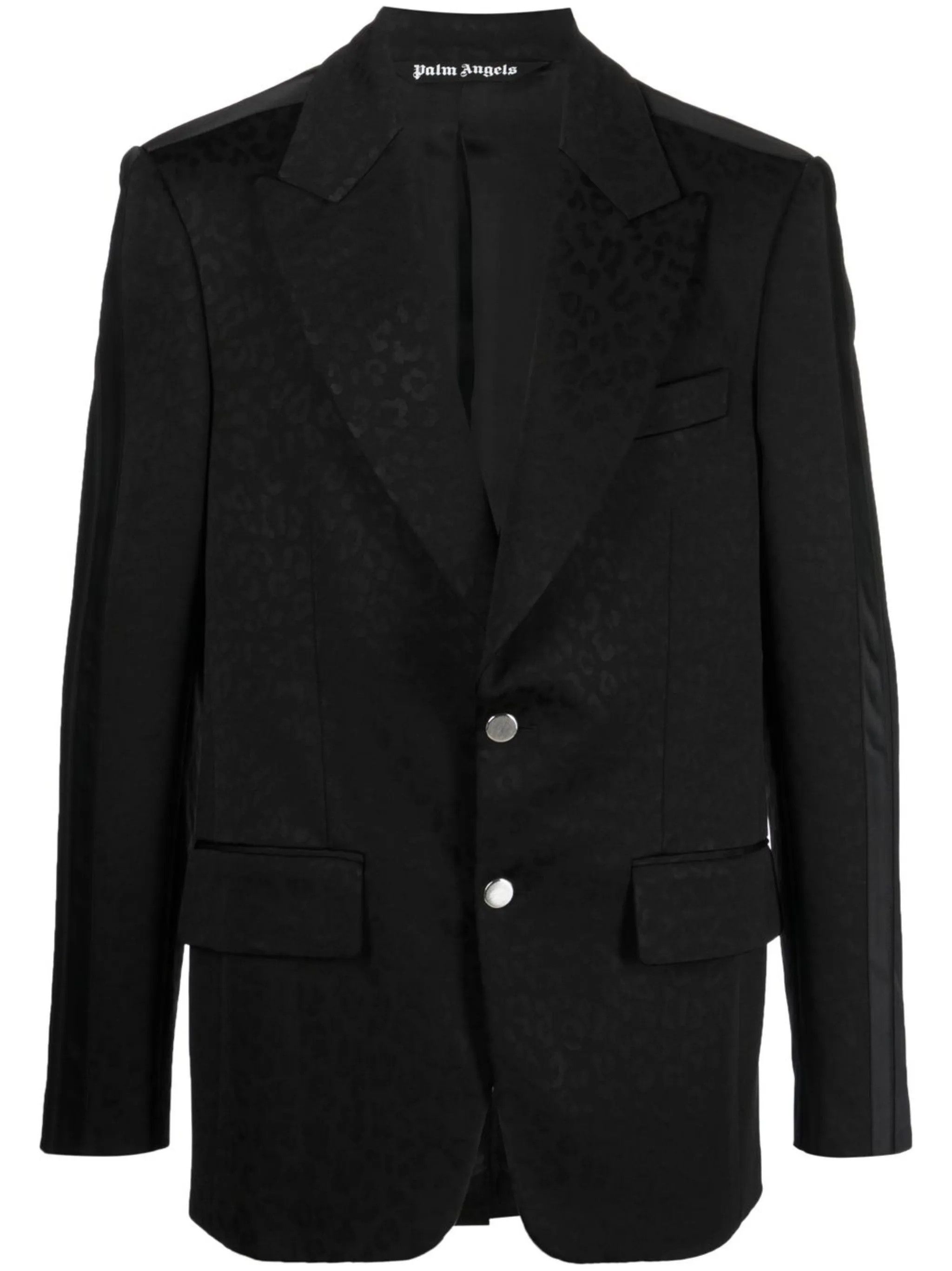 Palm Angels o1y0325 Blazer in Black Size US S / EU 44-46 / 1 - 1 Thumbnail