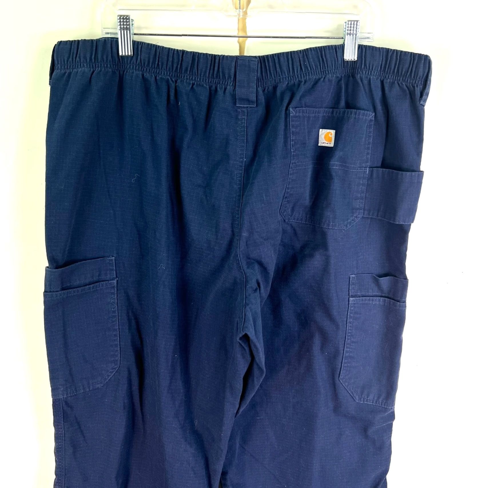 Carhartt Carhartt Mens Cross Flex Scrubs Pants Blue XL 42X29.5 Cotton Blend Utility Leg C54108 Size US 36 / EU 52 - 5 Thumbnail