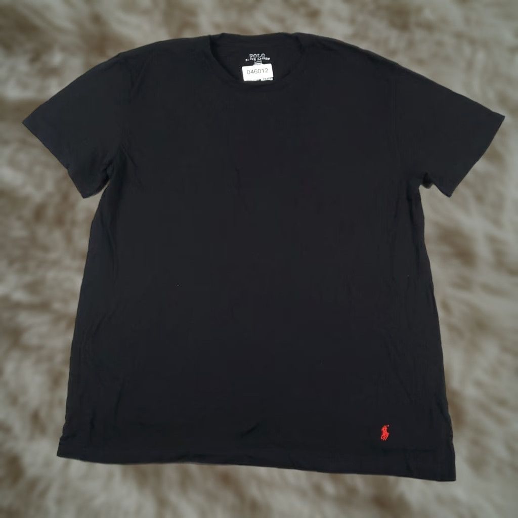Ralph Lauren Ralph Lauren T Shirt Mens Large Black Pony Casual Short Sleeve Size US L / EU 52-54 / 3 - 1 Thumbnail