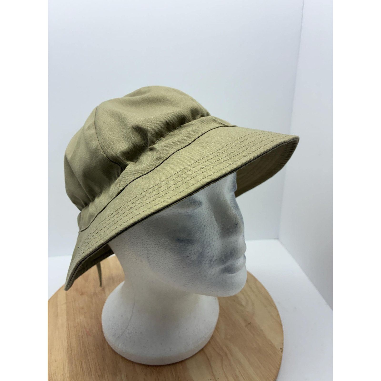 London Fog Vintage London Fog Sun Hat | Y2K Khaki Wide Brim Hat Size ONE SIZE - 8 Thumbnail