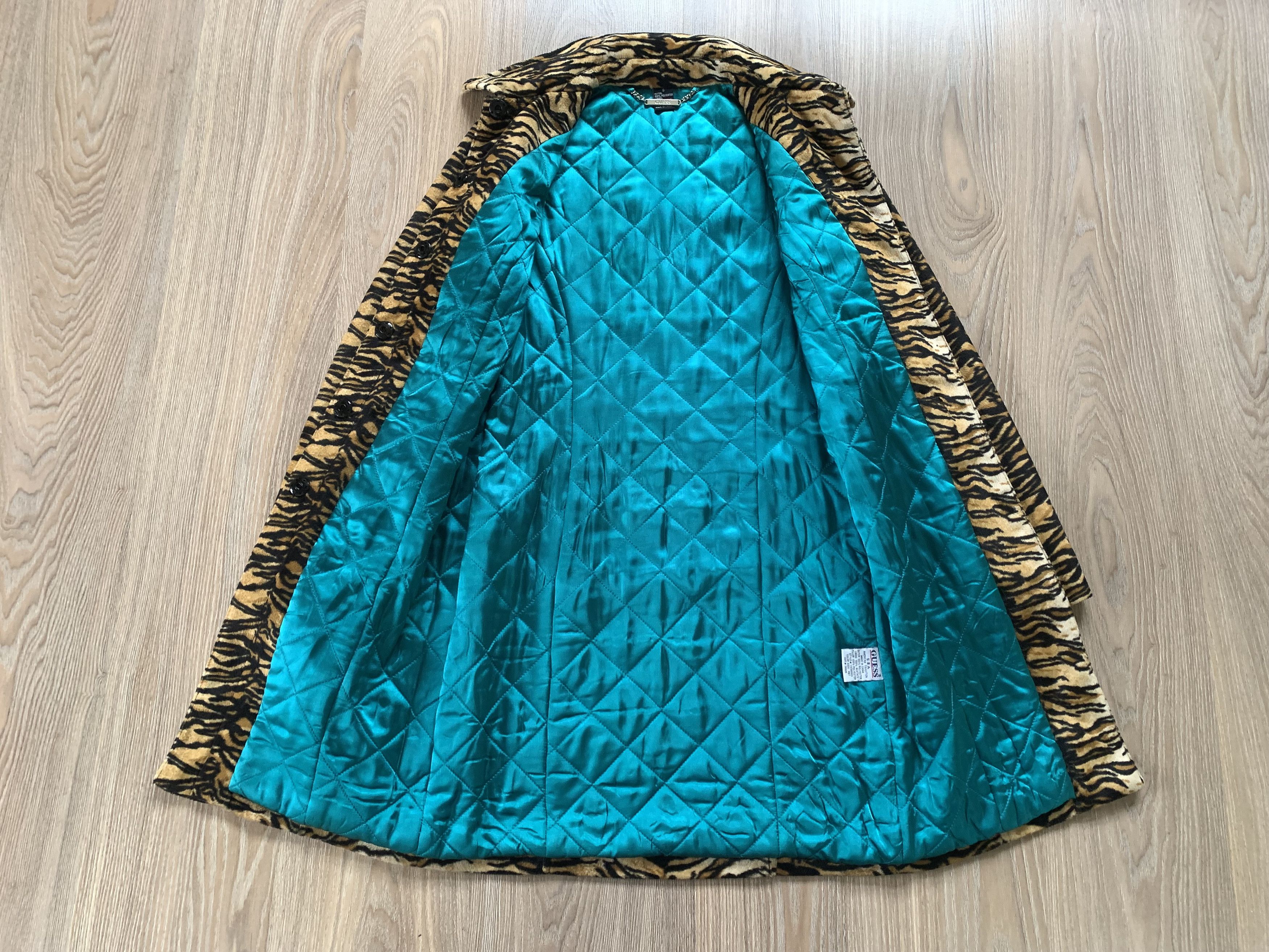 Guess Guess Tiger Print Faux Fur Coat Size S / US 4 / IT 40 - 4 Thumbnail