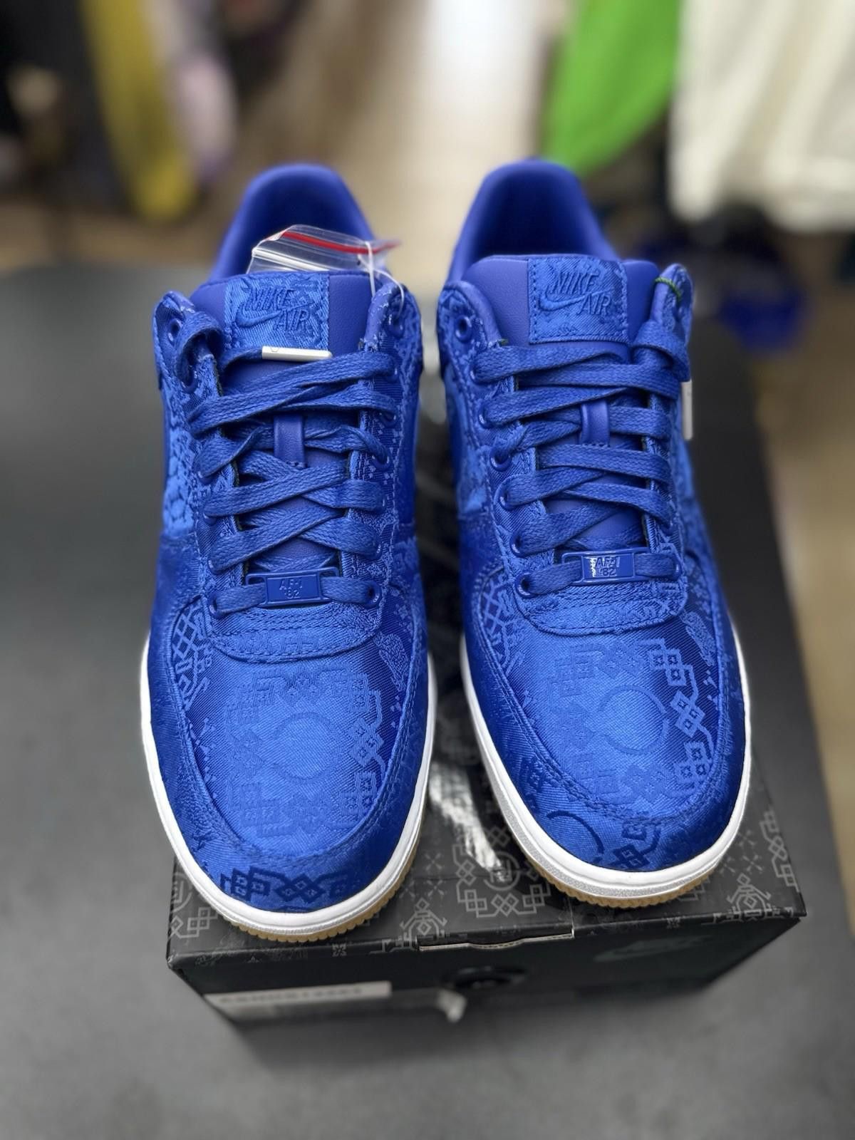 Nike Nike Air Force 1 Low CLOT Blue Size 8 Tear Away Silk NEW Size US 8 / EU 41 - 4 Thumbnail