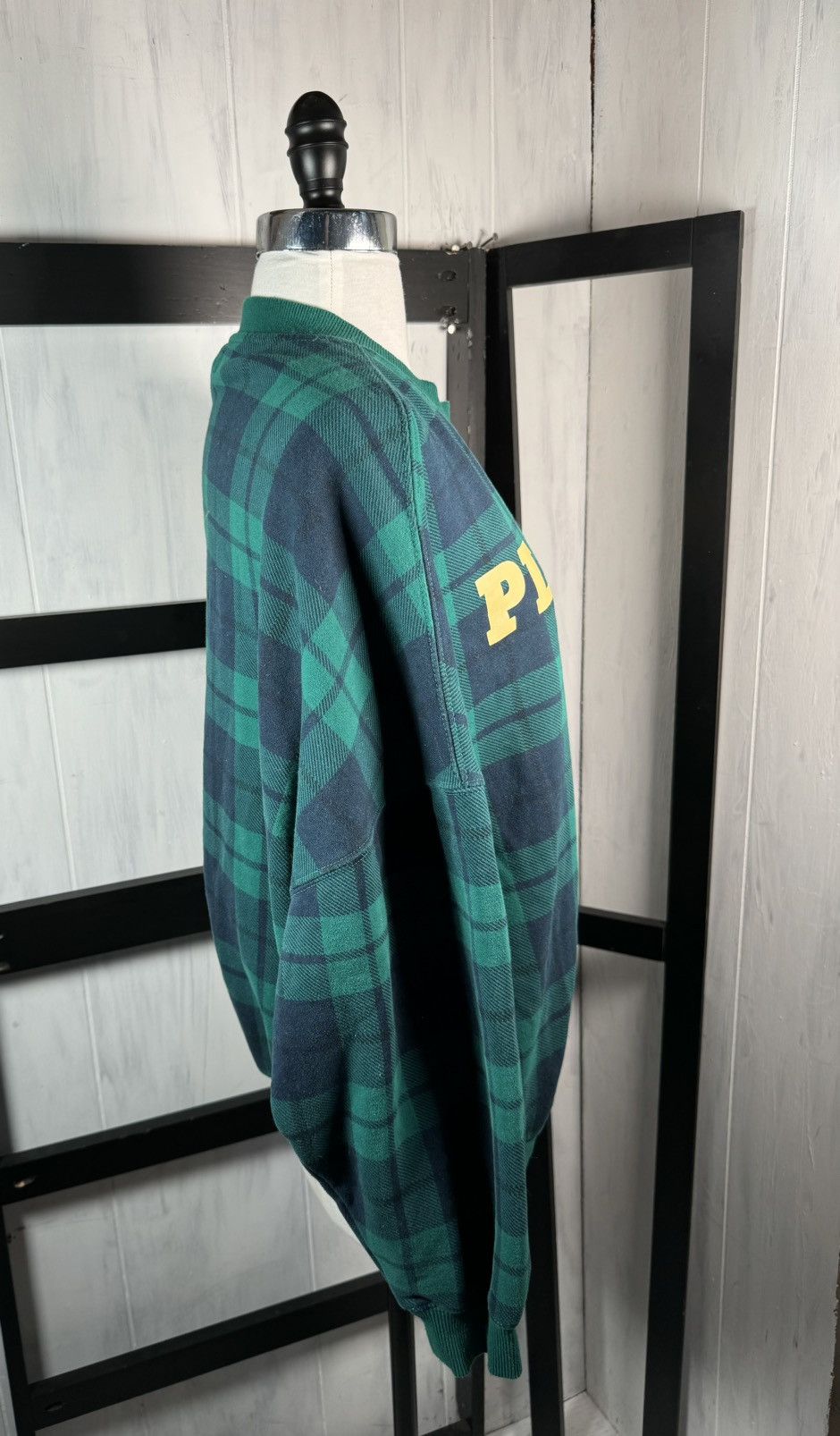 Playboy Blackwatch Plaid Tartan, Oversized, Size XS, SOLD OUT Size XS / US 0-2 / IT 36-38 - 4 Thumbnail