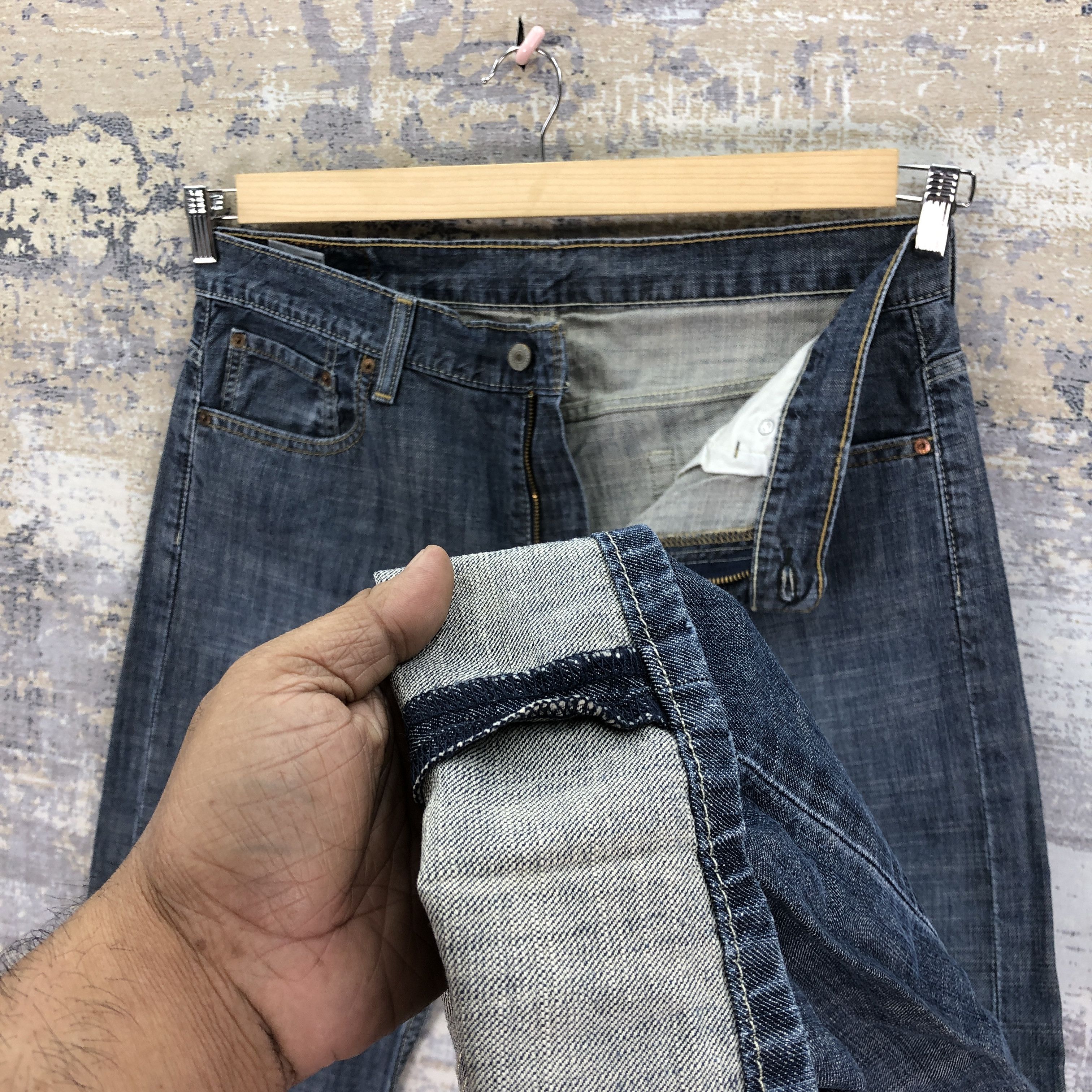 Levi's Vintage Levis Baggy Jeans Levi's 569 Faded Streetwear Denim Size US 34 / EU 50 - 8 Thumbnail