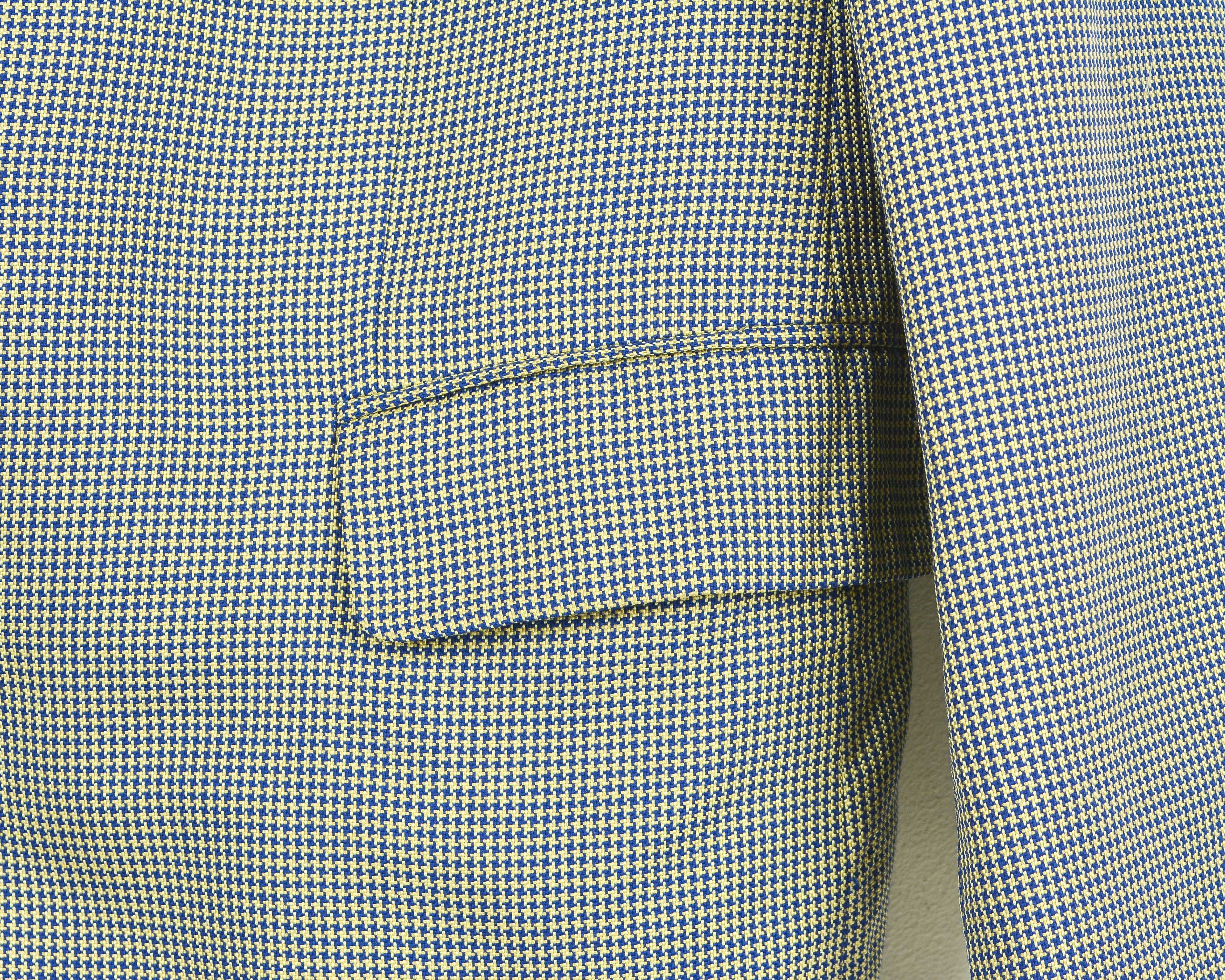 Other BONACELLI UK 44 US Blazer EU 54 Jacket Houndstooth XL Wool Size 44R - 5 Thumbnail