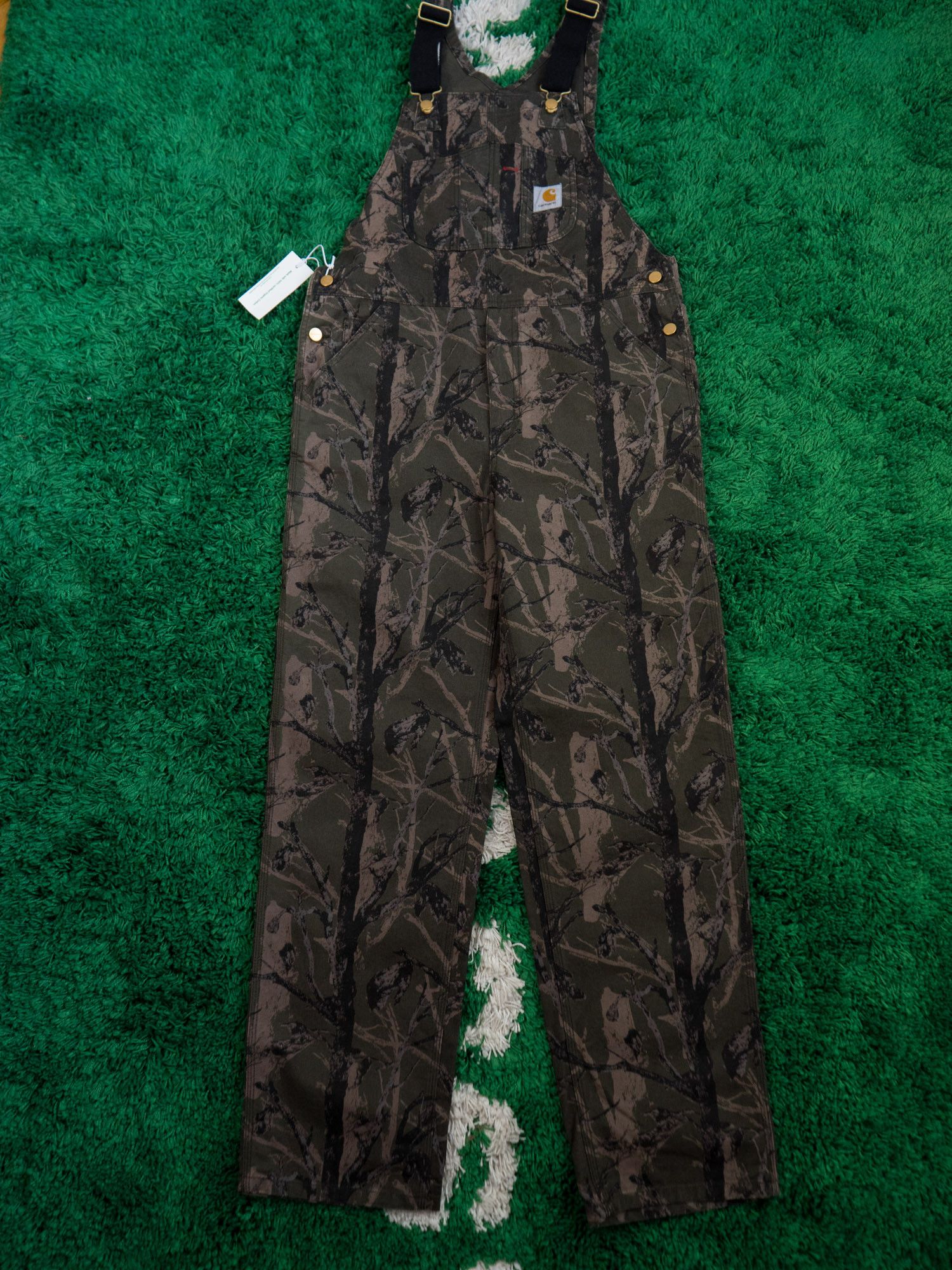 Carhartt × Carhartt Wip Carhartt WIP CARCHARTT BIB OVERALL WASHED Jumpsuit Workwear Size US 32 / EU 48 - 1 Thumbnail